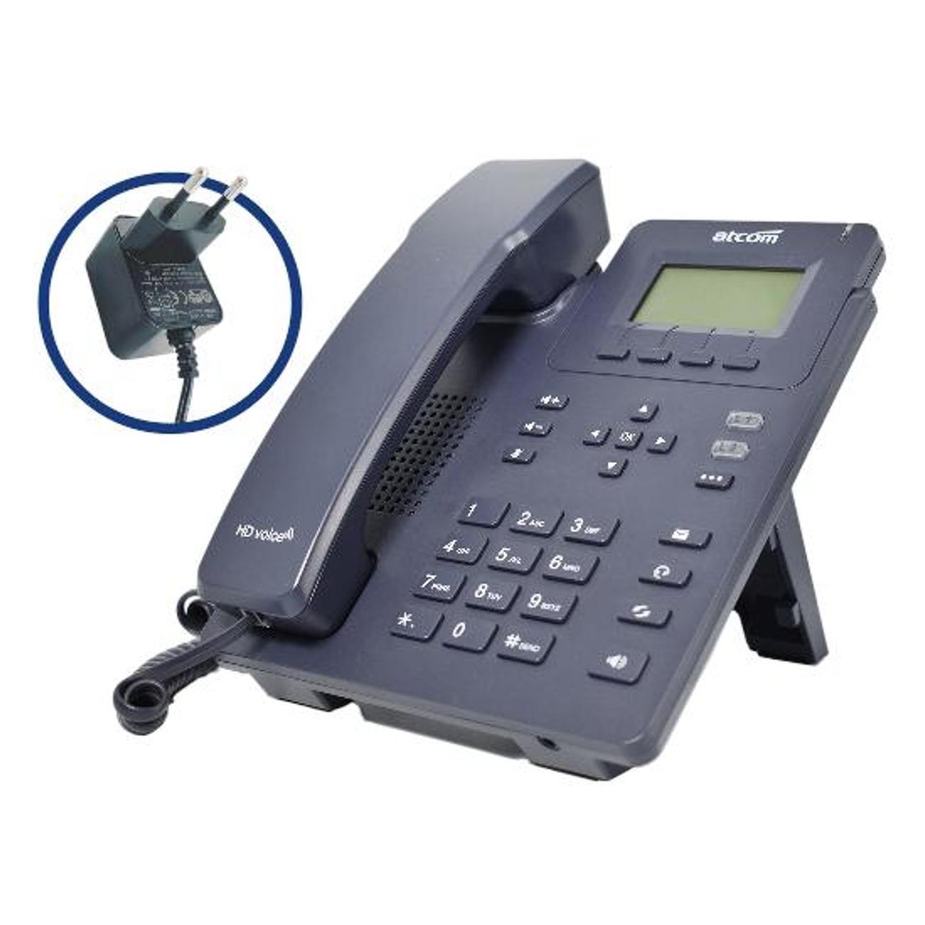 Телефон проводной Atcom D20 Grey