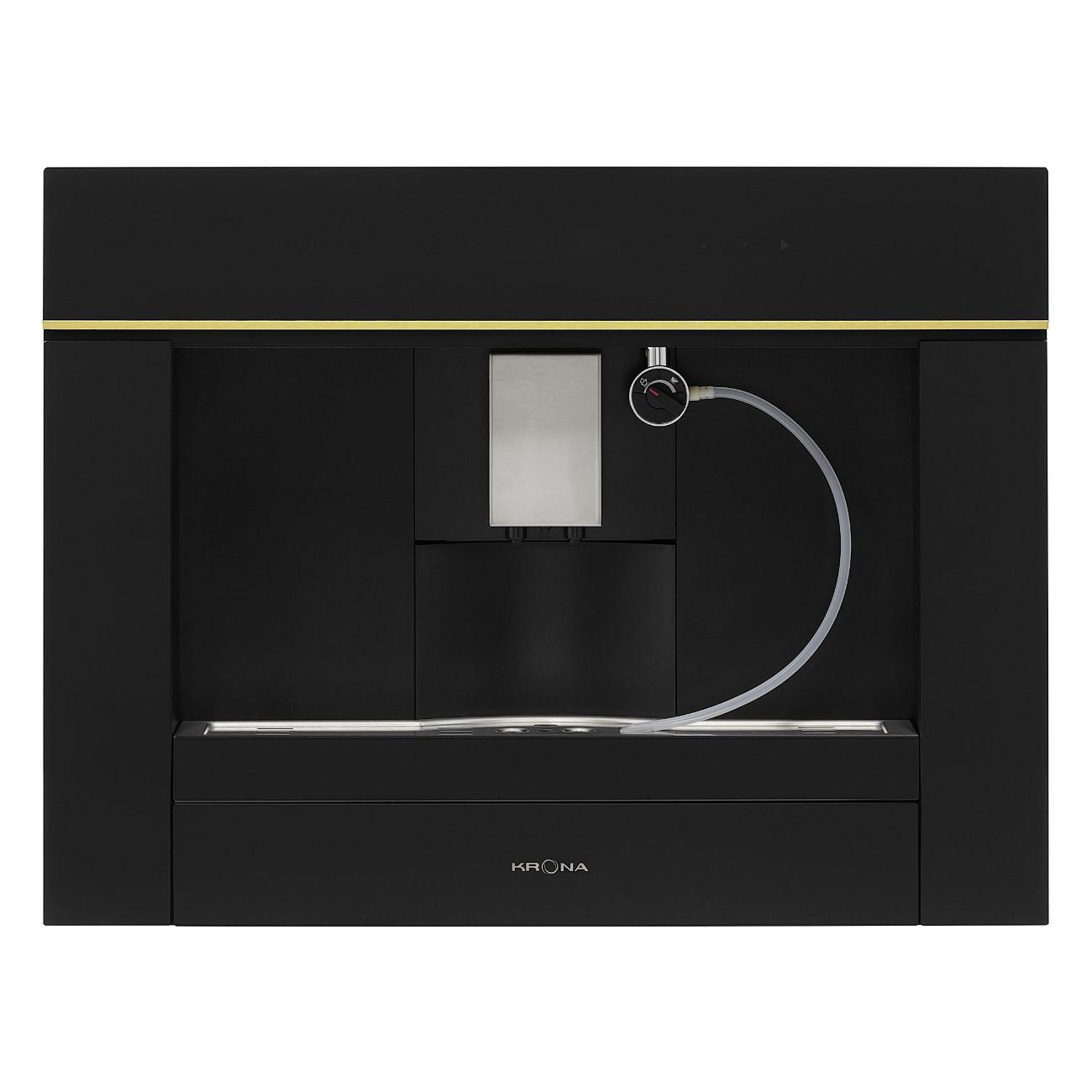 Встраиваемая кофемашина Krona Onyx 45H coffee BL Light Gold (KRCM006)