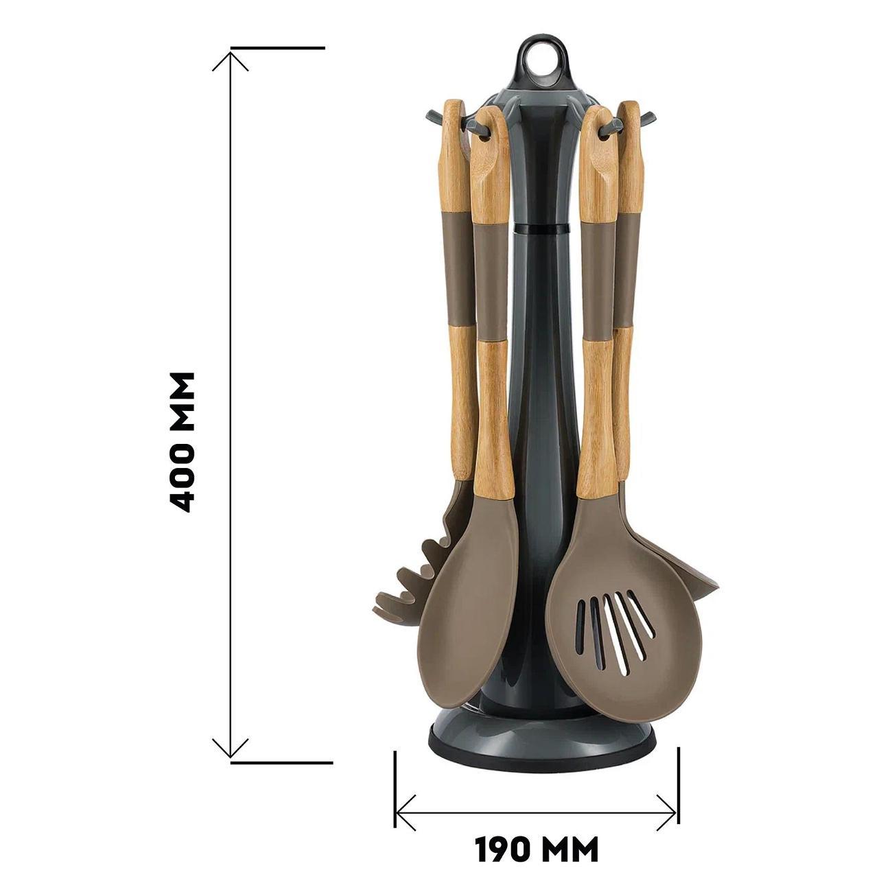 Набор кухонных инструментов REGENT inox BAMBOO, 6 предметов (74-102)
