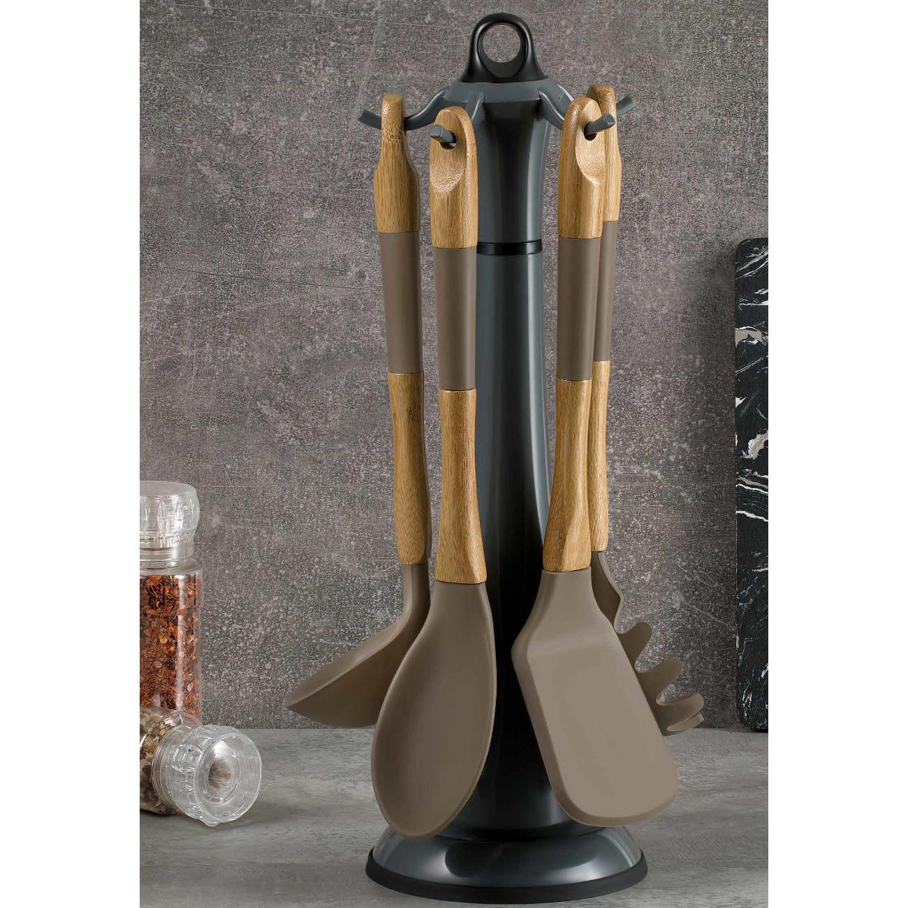 Набор кухонных инструментов REGENT inox BAMBOO, 6 предметов (74-102)