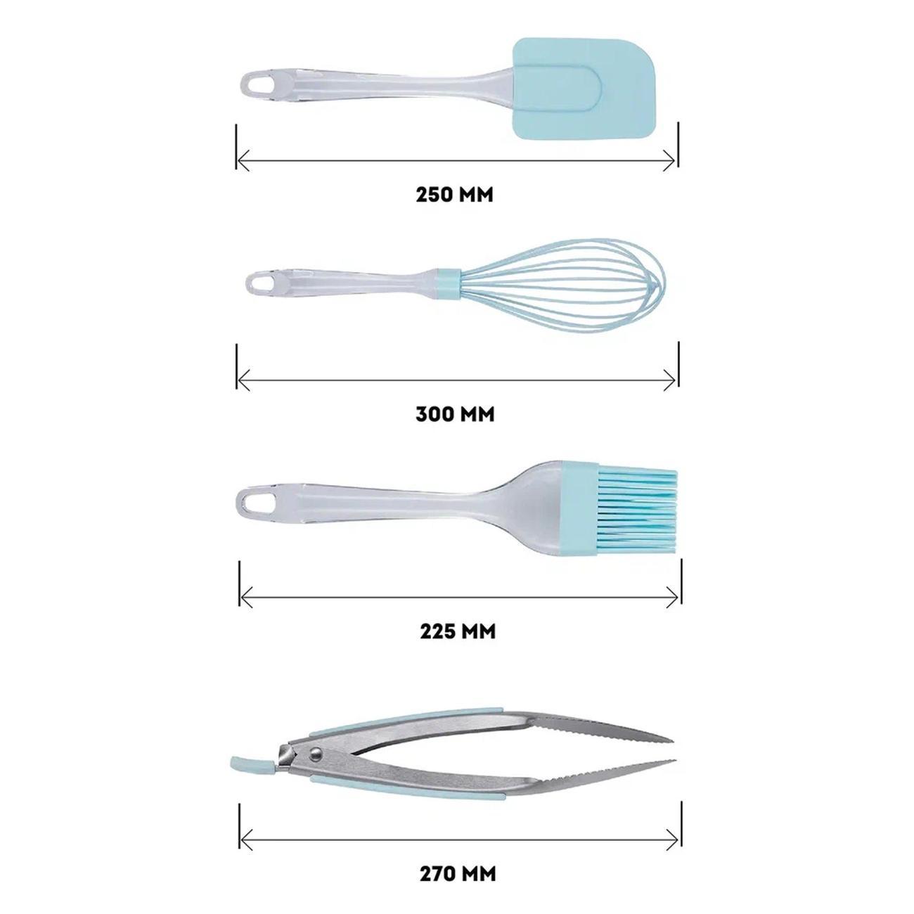 Набор кухонных инструментов REGENT inox Silicone, 4 предмета (74-103)