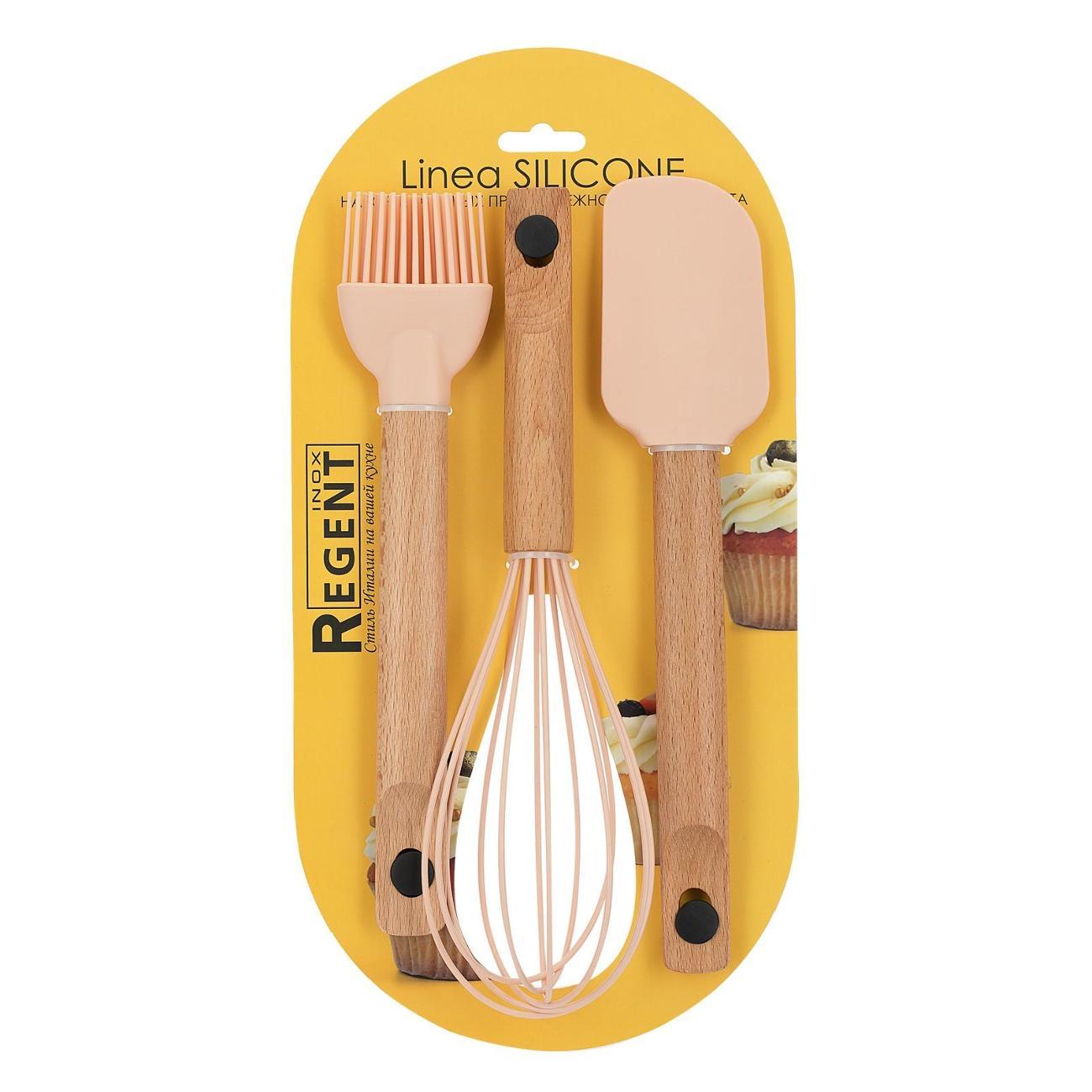 Набор кухонных инструментов REGENT inox Silicone, 3 предмета (74-105)