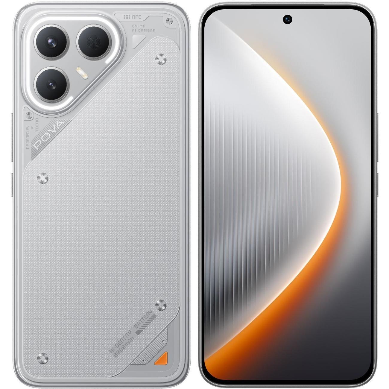 Смартфон Tecno POVA 7 Pro 5G 12/256GB серый