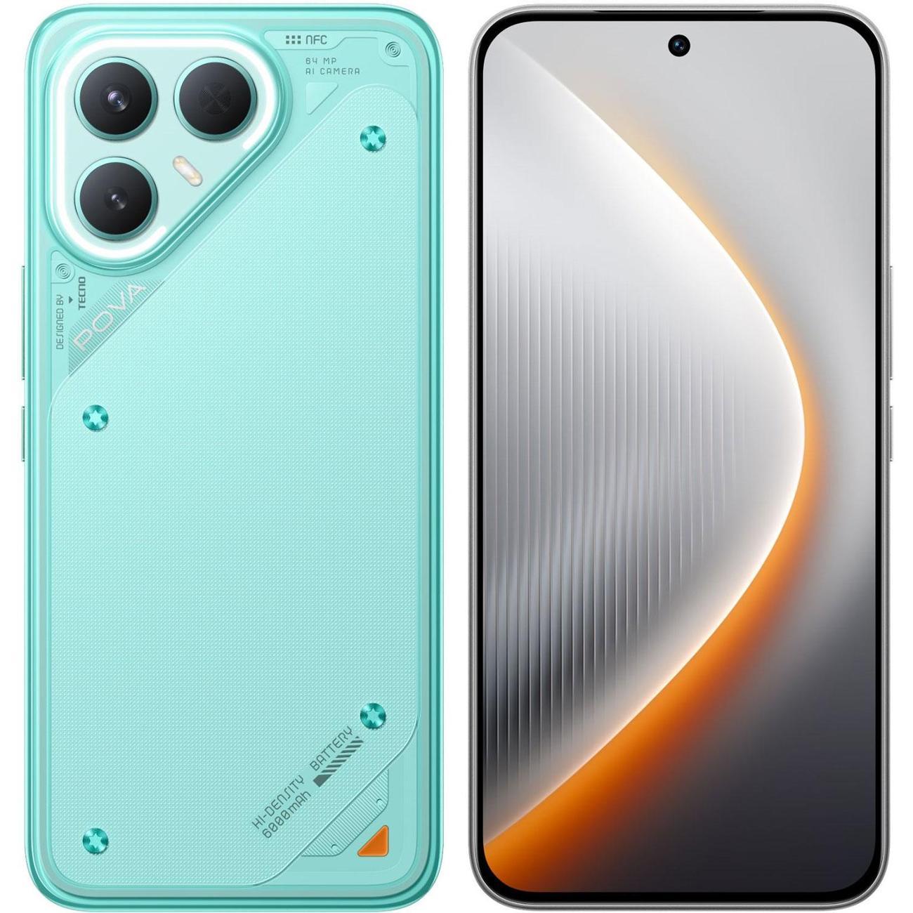 Смартфон Tecno POVA 7 Pro 5G 8/256GB зеленый фото