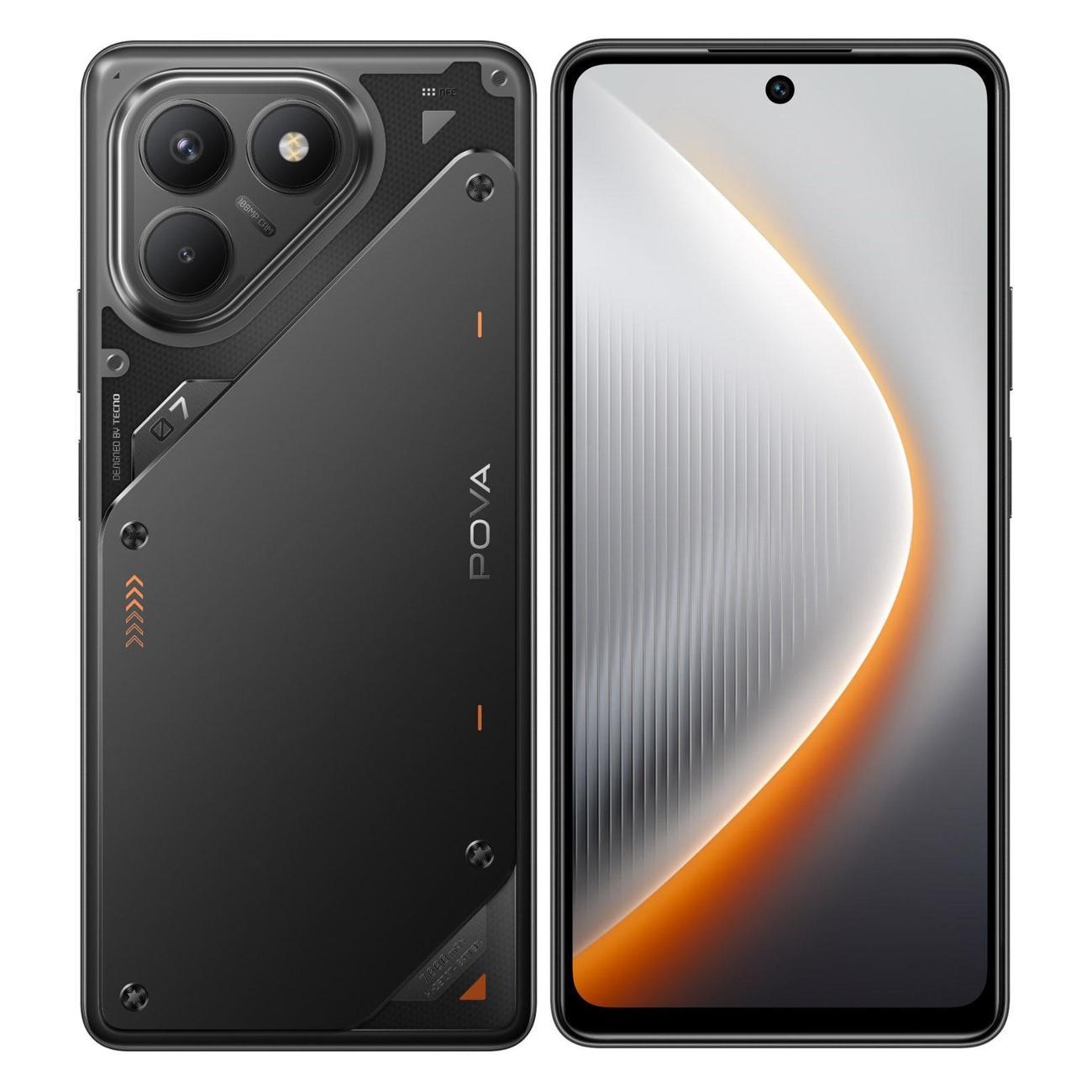Смартфон Tecno POVA 7 Neo 8/128GB Black