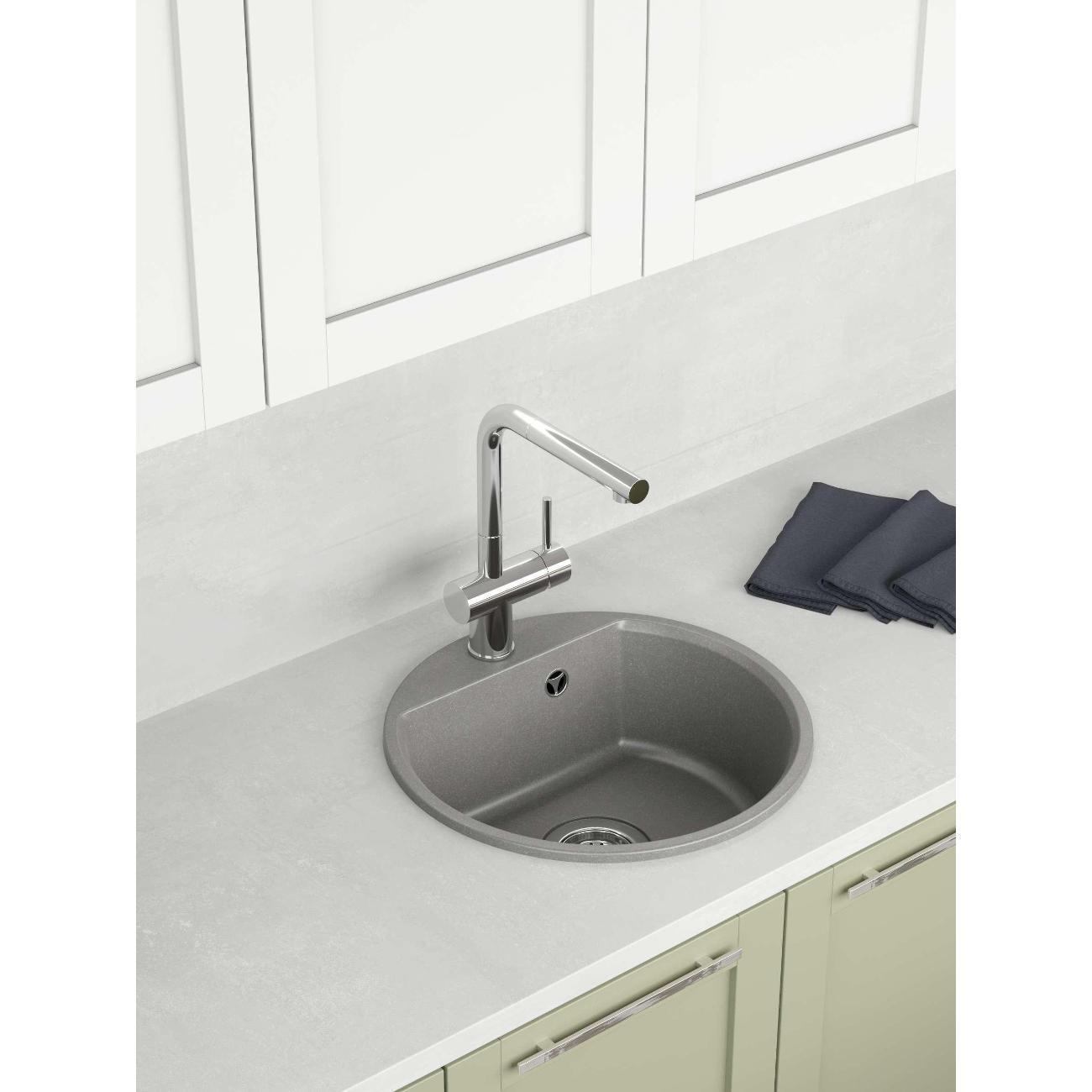 Мойка кухонная Nova 44 белый