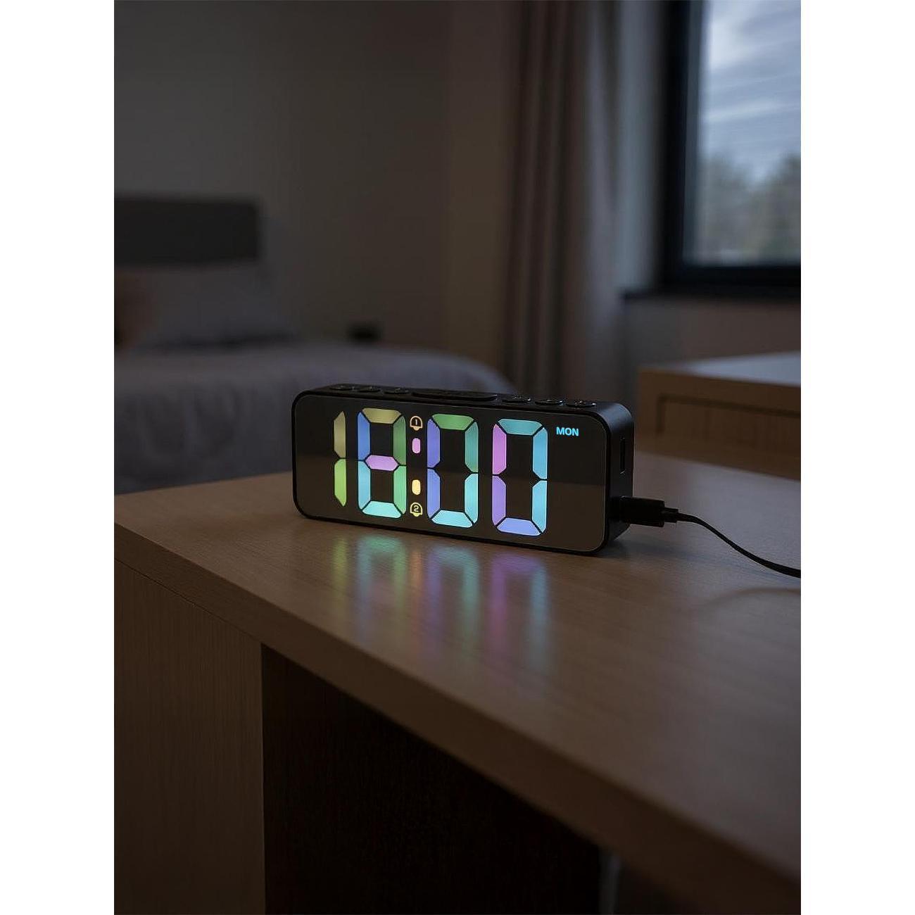 Часы настольные электронные ARTSTYLE CL-27B черные