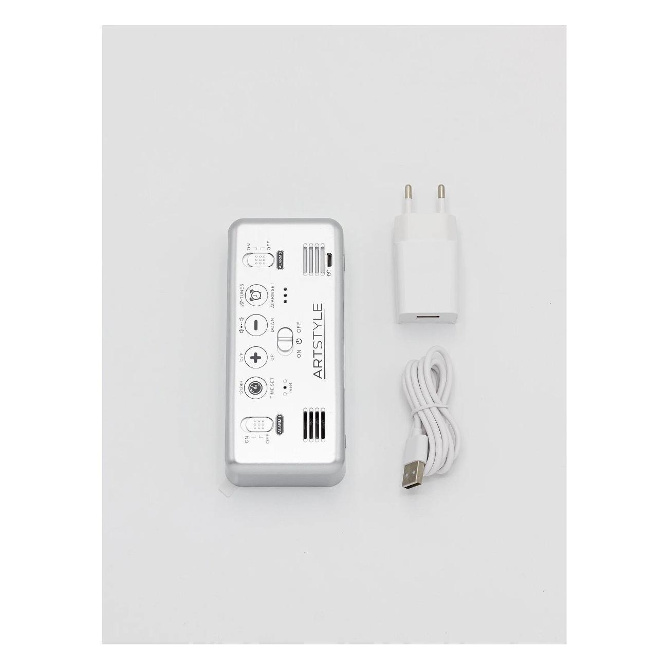 Часы настольные электронные ARTSTYLE CL-S80GR1