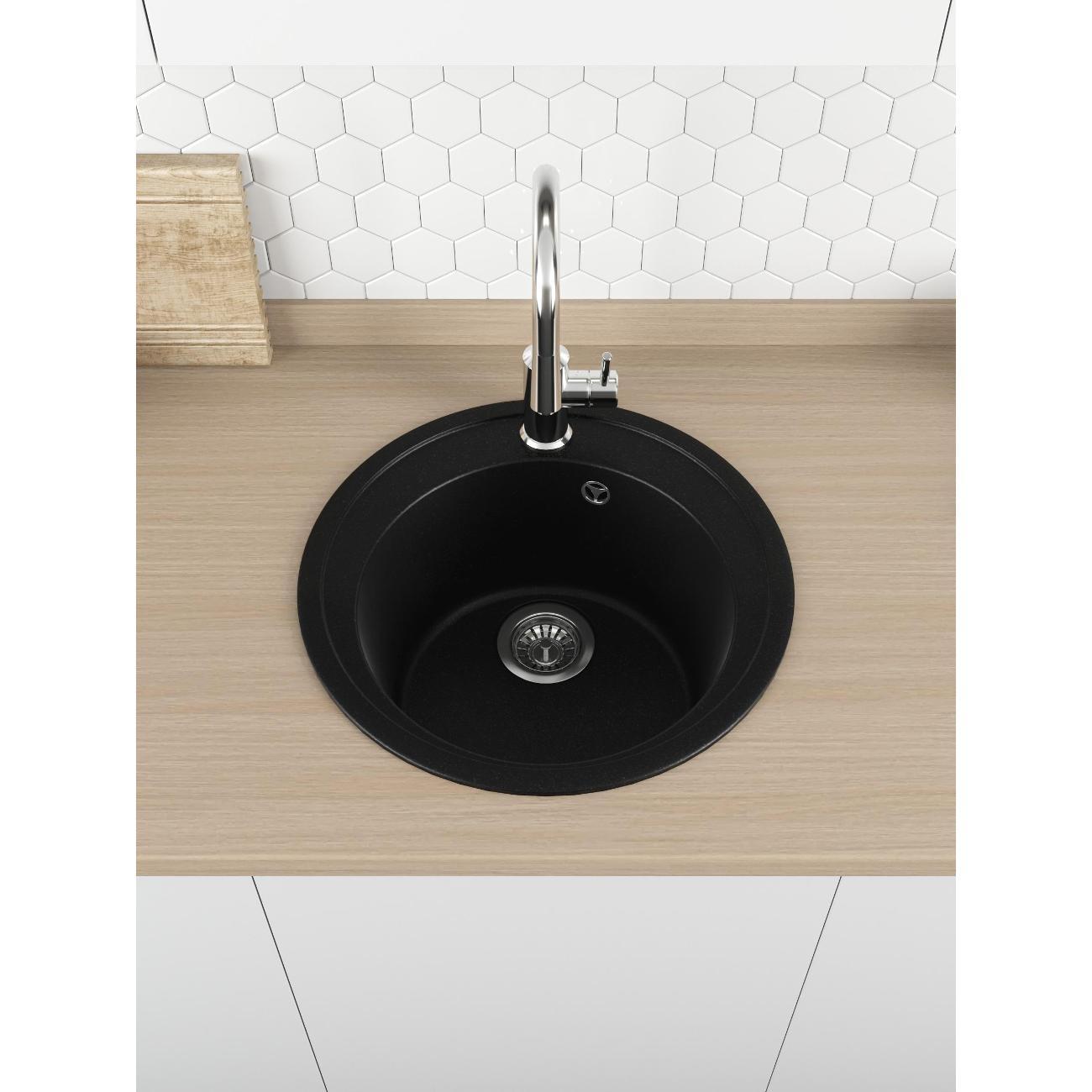 Мойка кухонная Nova 51K черный