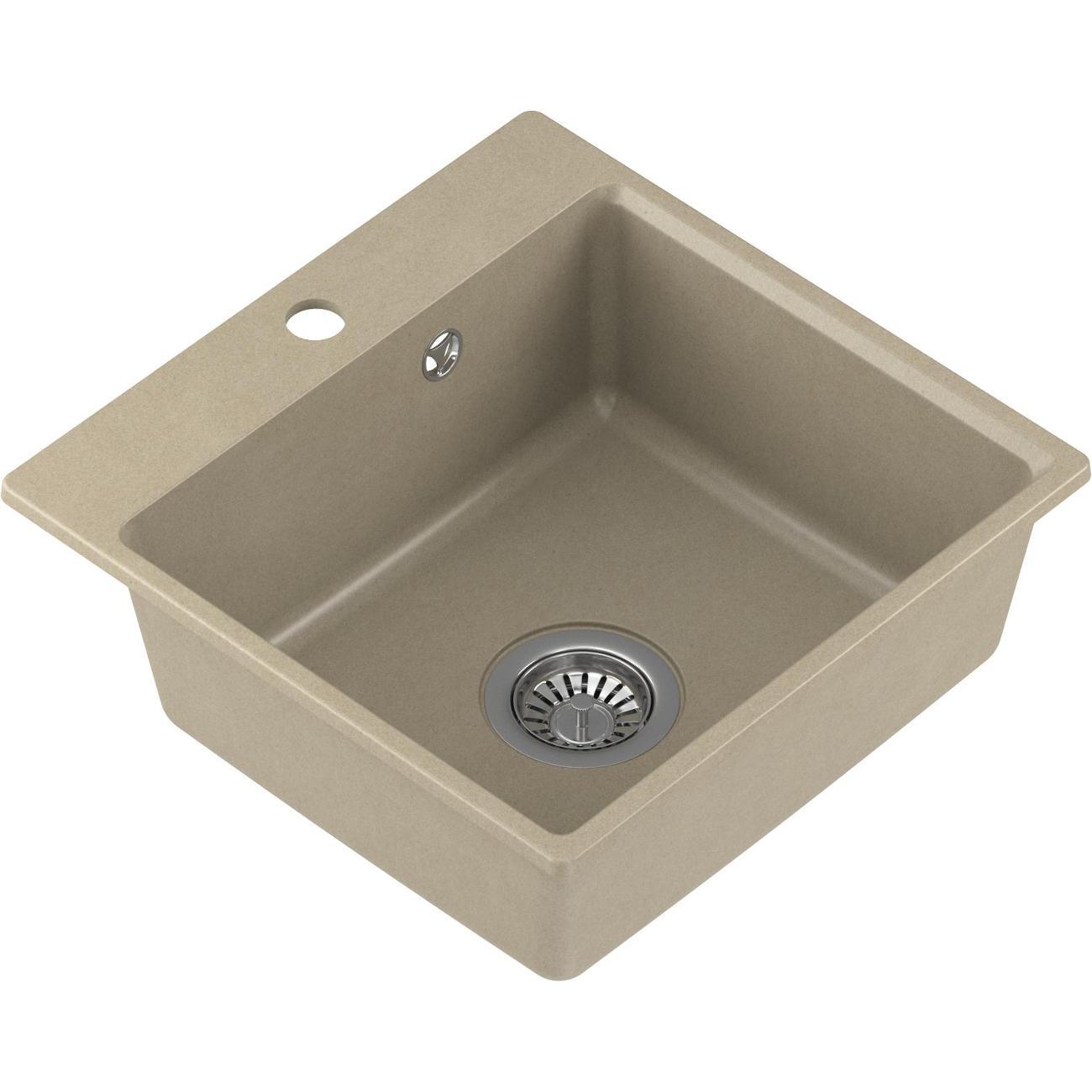 Мойка кухонная Nova 44-44 бежевый