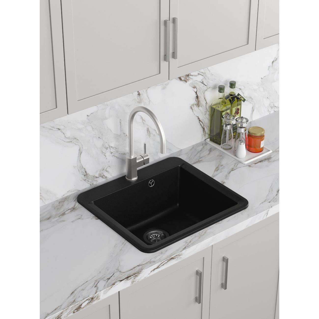 Мойка кухонная Nova ВЕГА черный