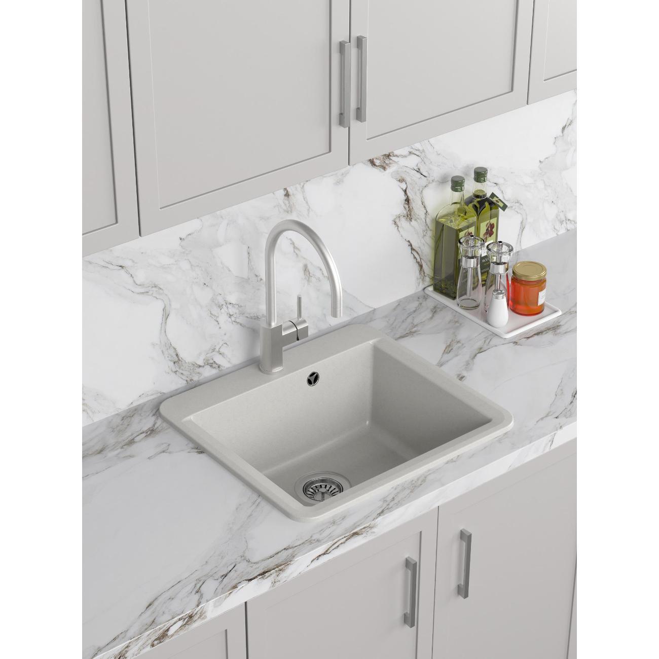 Мойка кухонная Nova ВЕГА белый