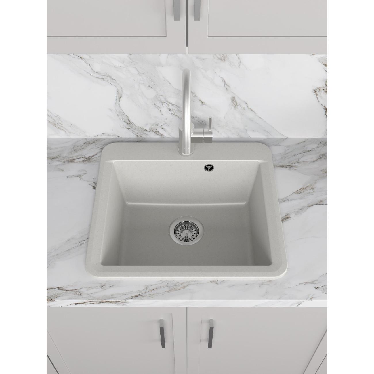 Мойка кухонная Nova ВЕГА белый