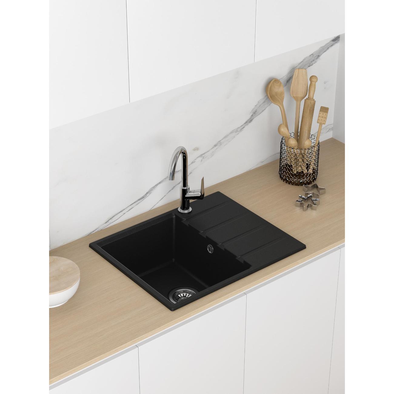 Мойка кухонная Nova ГЕБА Black