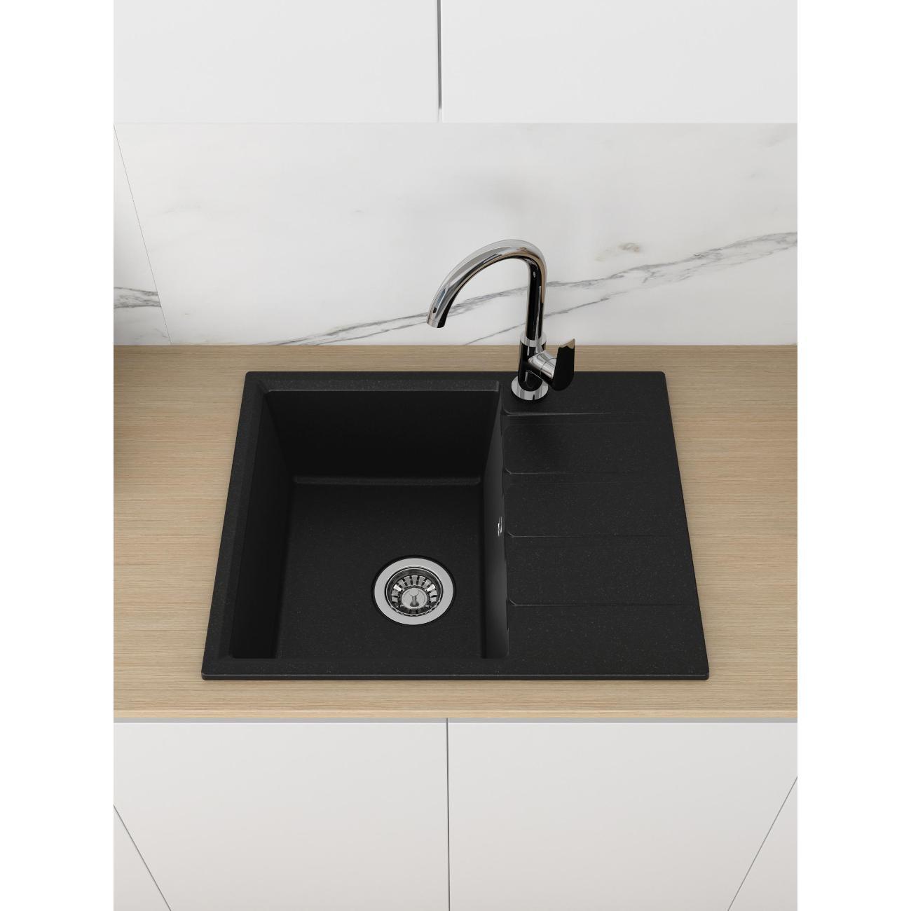 Мойка кухонная Nova ГЕБА Black