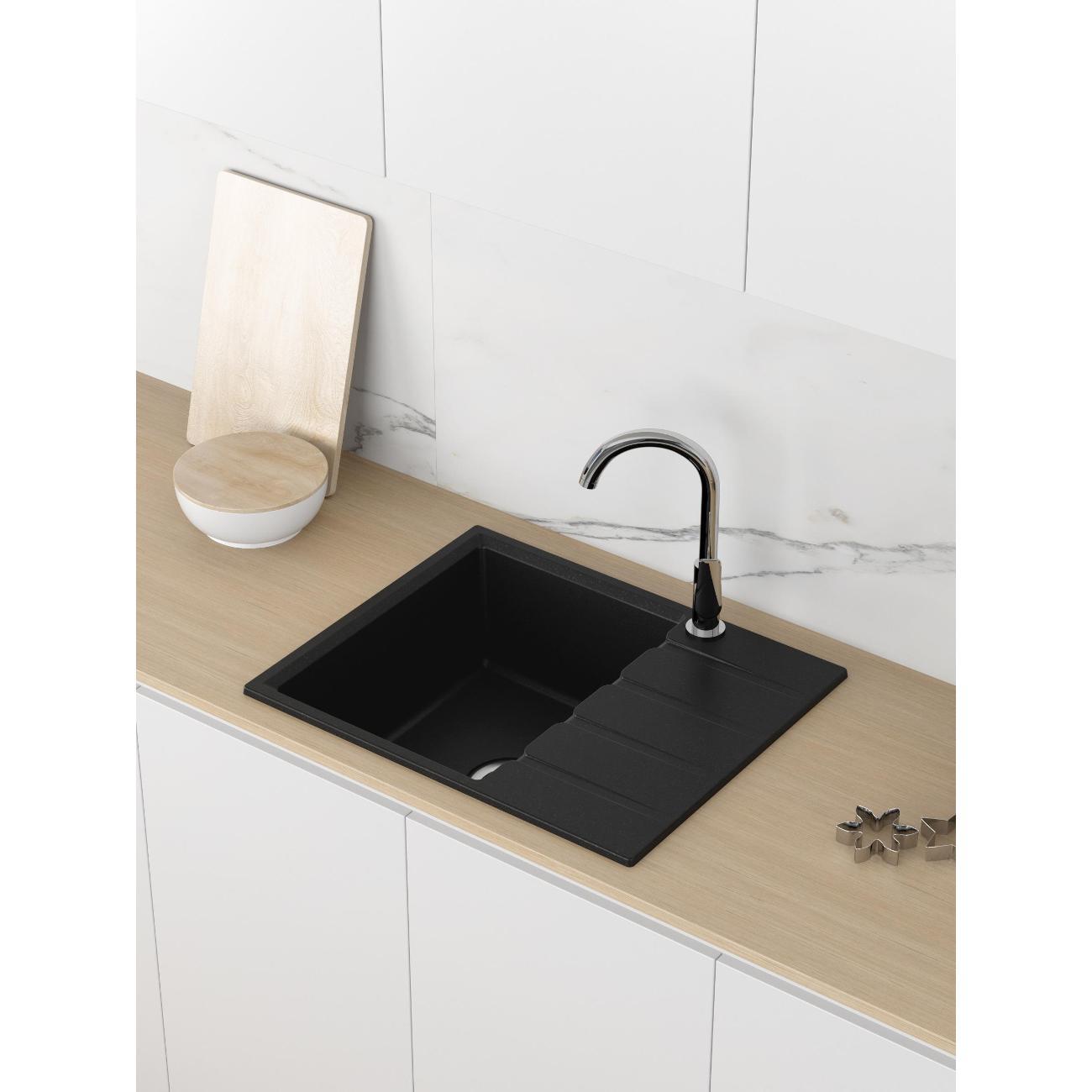 Мойка кухонная Nova ГЕБА Black