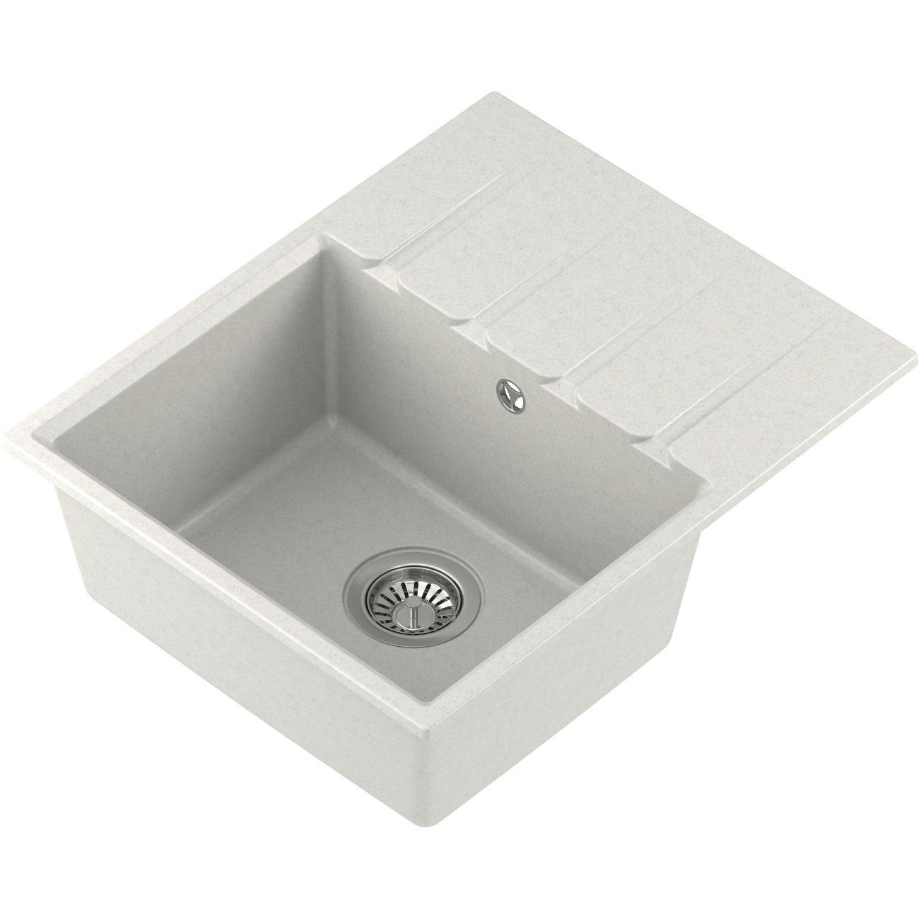 Мойка кухонная Nova ГЕБА белый