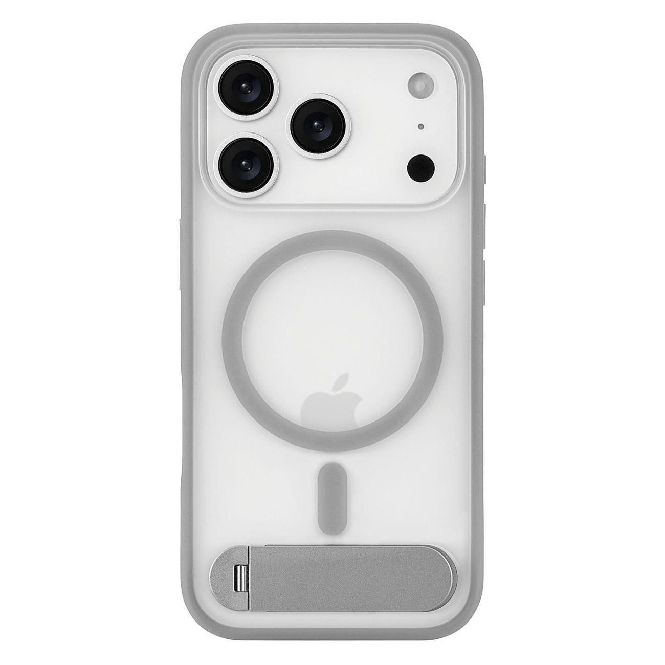 Чехол uBear Stand 360 Mag Case для iPhone 17 Pro MagSafe серый