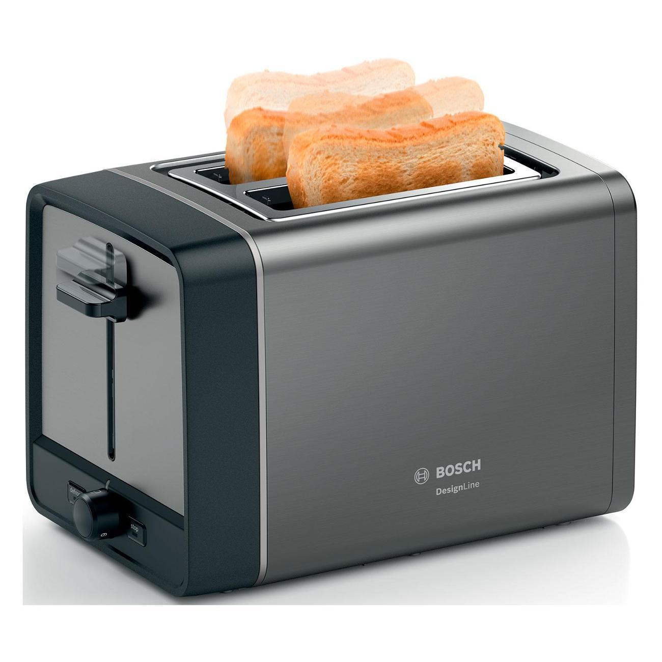 Тостер Bosch TAT5P425 DesignLine Grey