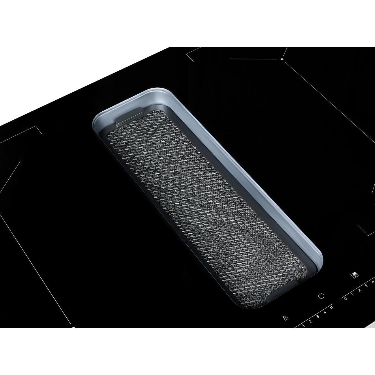 Индукционная варочная панель со встроенной вытяжкой Vard VHH8462B