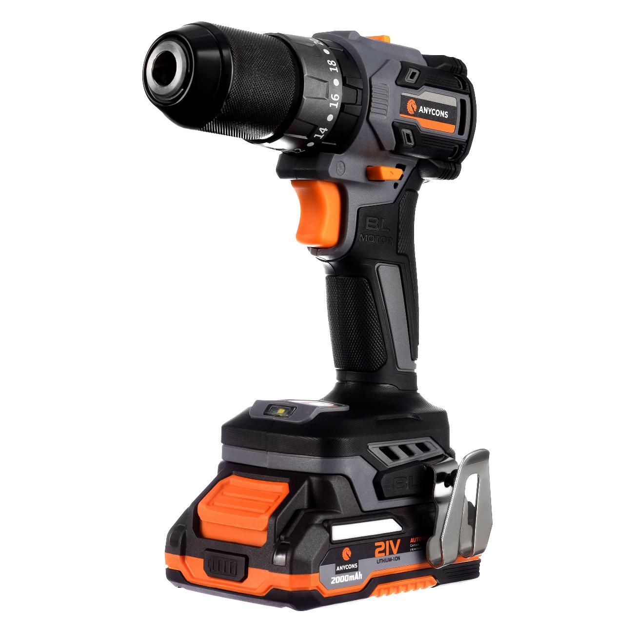 Набор электроинструмента Anycons AC-CST705 (УШМ сет. 125, перфоратор, шуруп.)