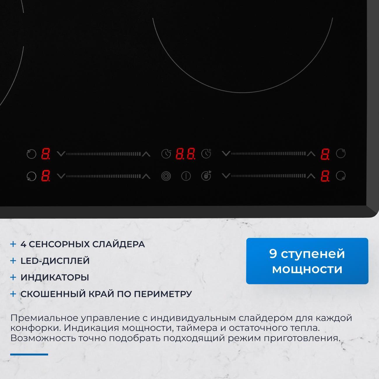 Встраиваемая электрическая панель ZUGEL ZEH603B