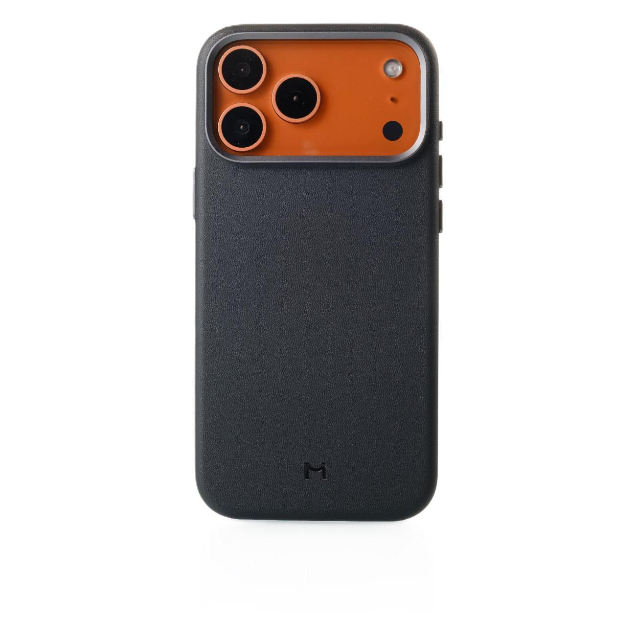 Чехол Magssory для iPhone 17 Pro, экокожа, MagSafe CLT044m Midnight