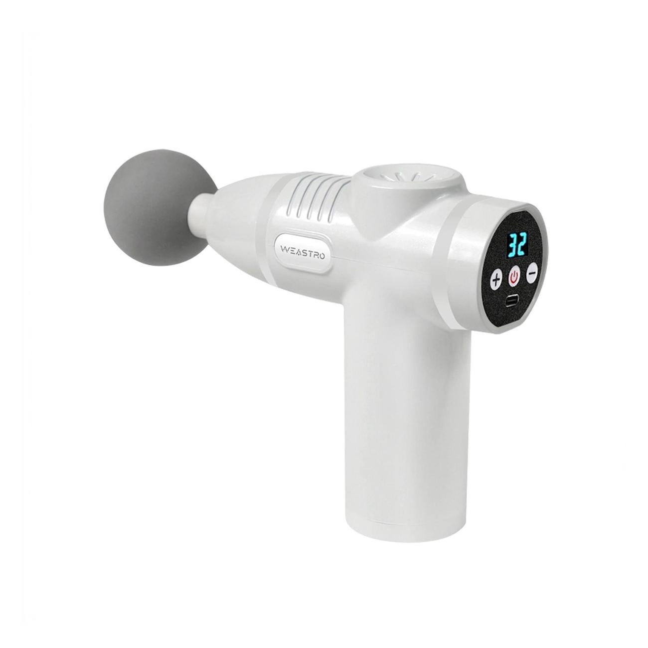 Перкуссионный массажер WEASTRO MGSM-004M White фото