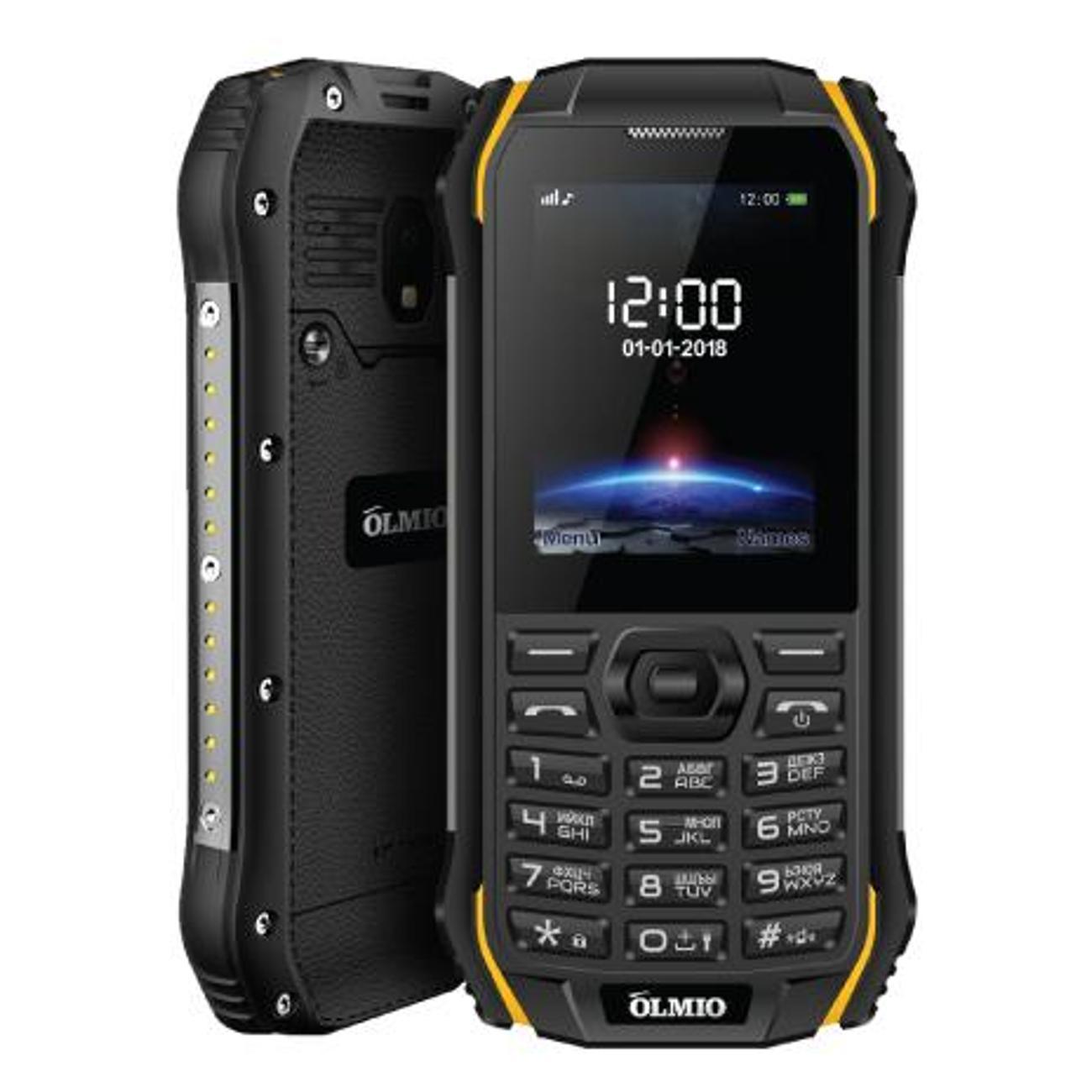 Мобильный телефон Olmio OLM-X05-BLACK-YELLOW
