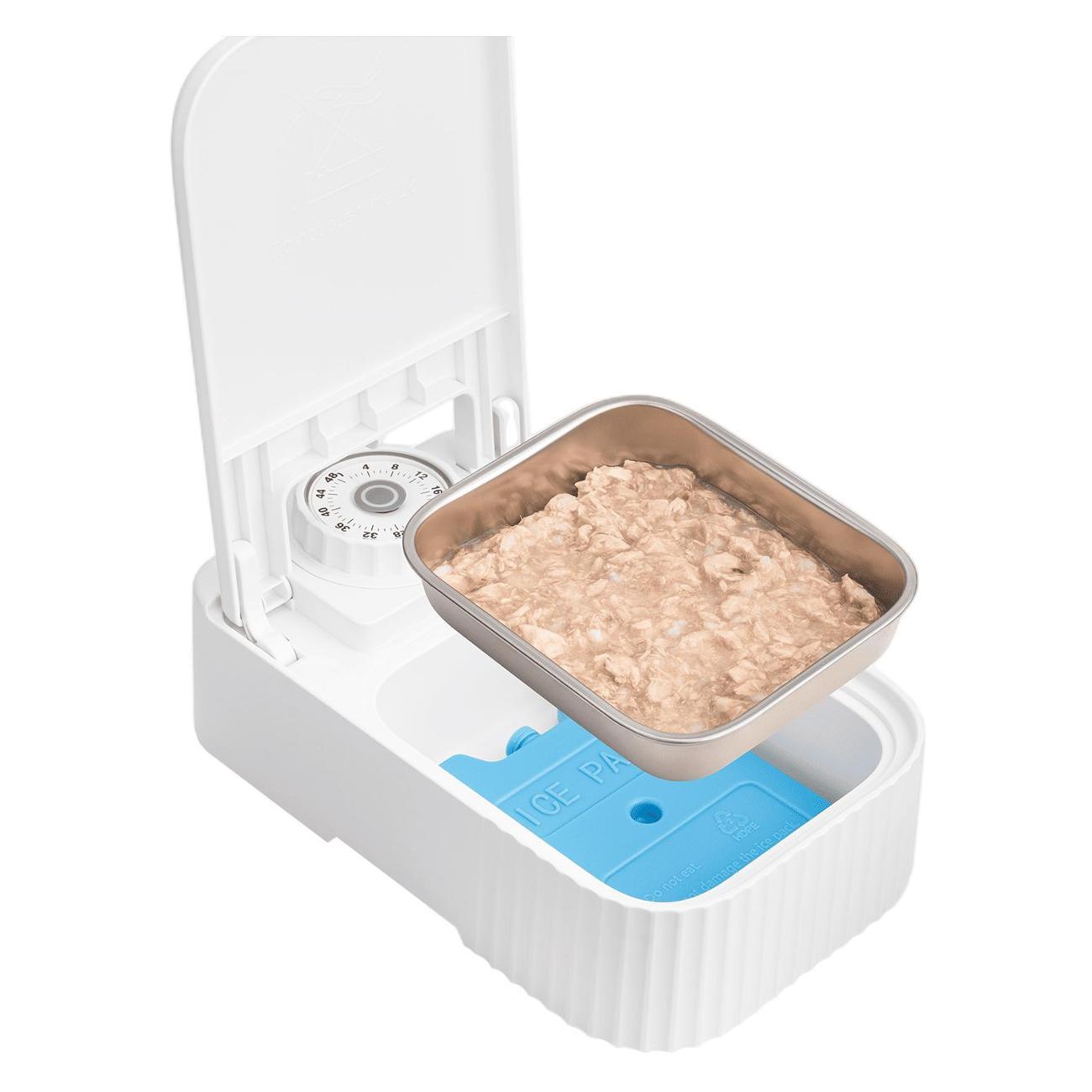 Автоматическая кормушка для животных TENBERG Pocket X2 White с охлаждением