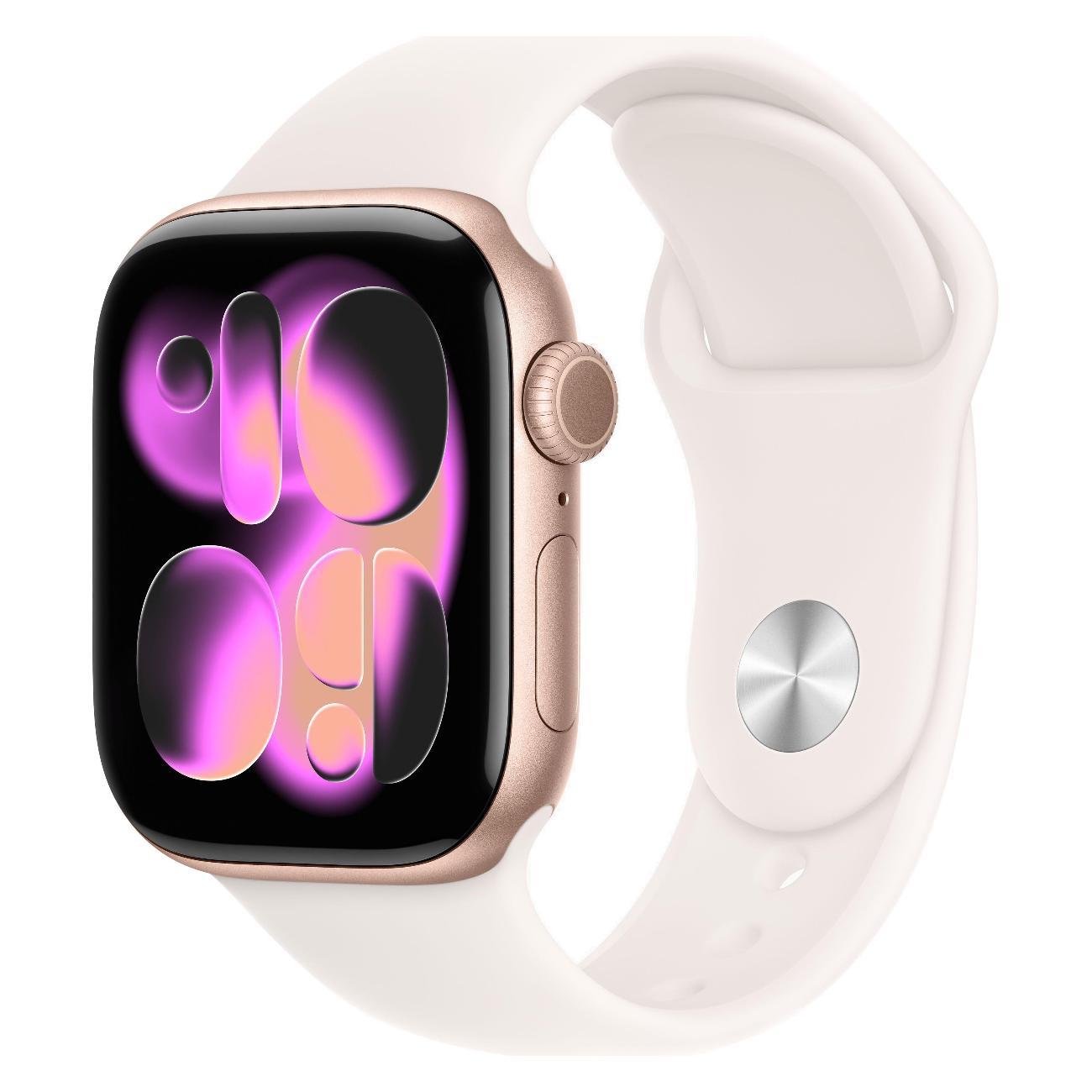 Смарт-часы Apple Watch 11 42mm Rose Gold Light Blush Sport Band