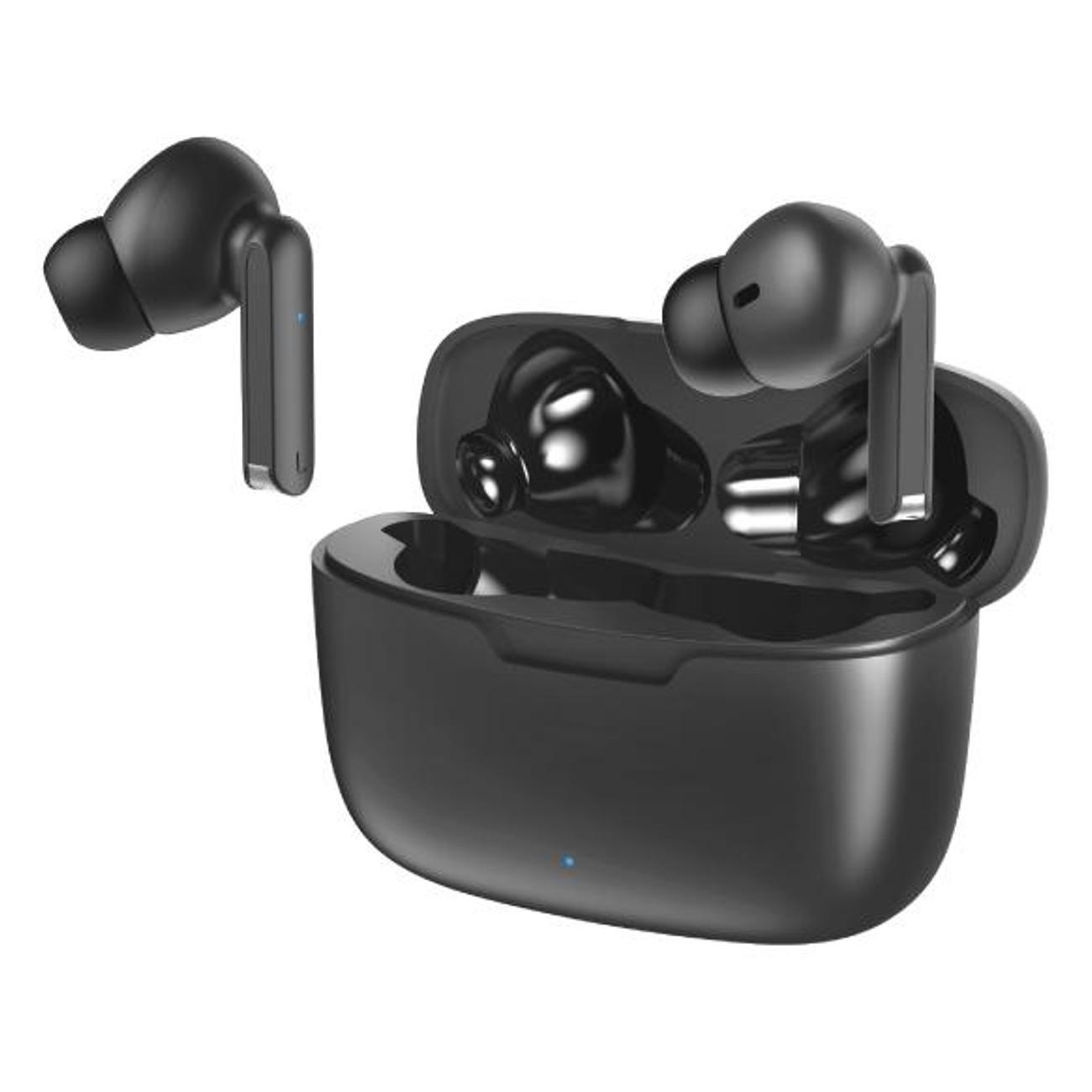 Наушники внутриканальные Bluetooth Olmio OLM-TWE-22-BLACK
