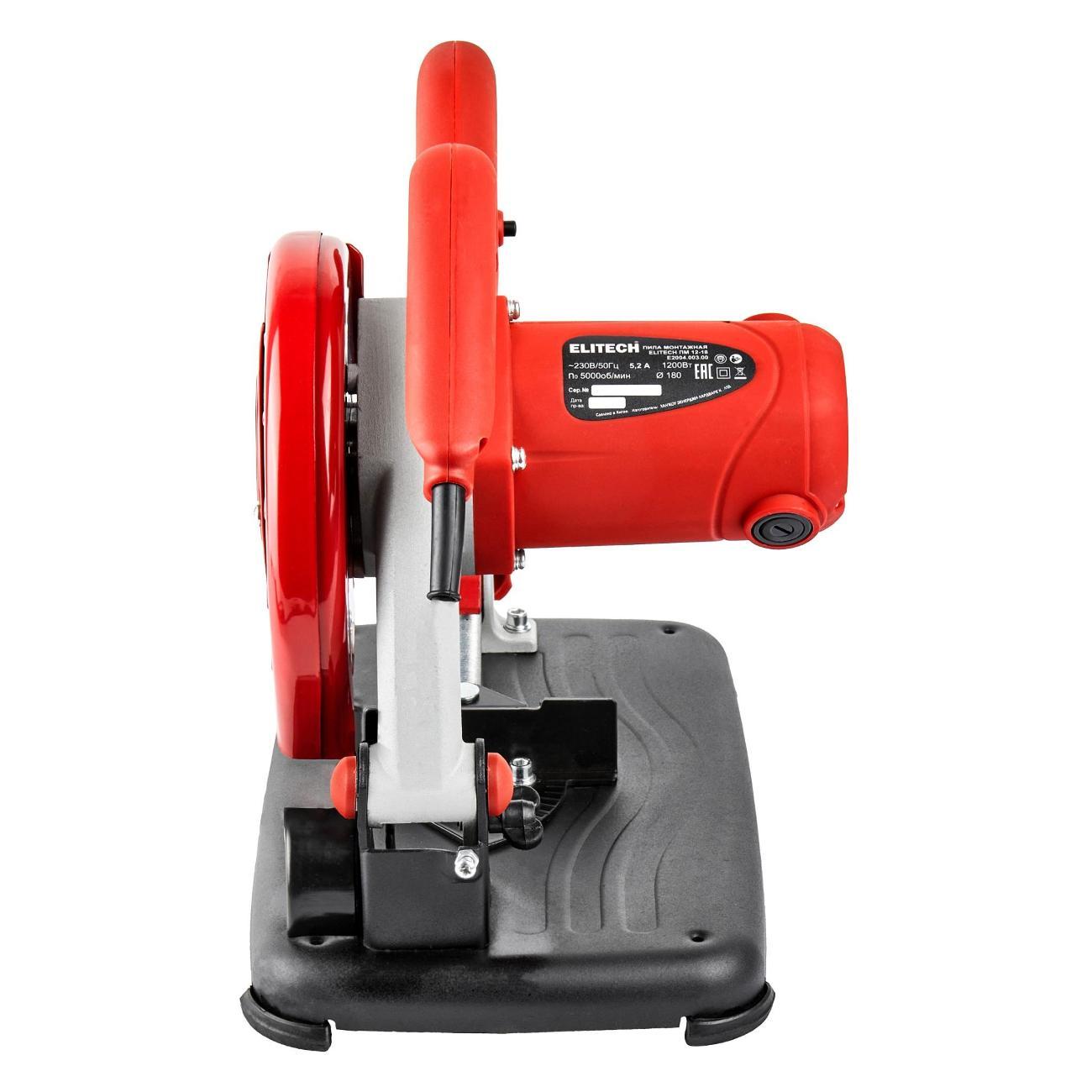 Электропила монтажная Elitech ДМ ПМ 180