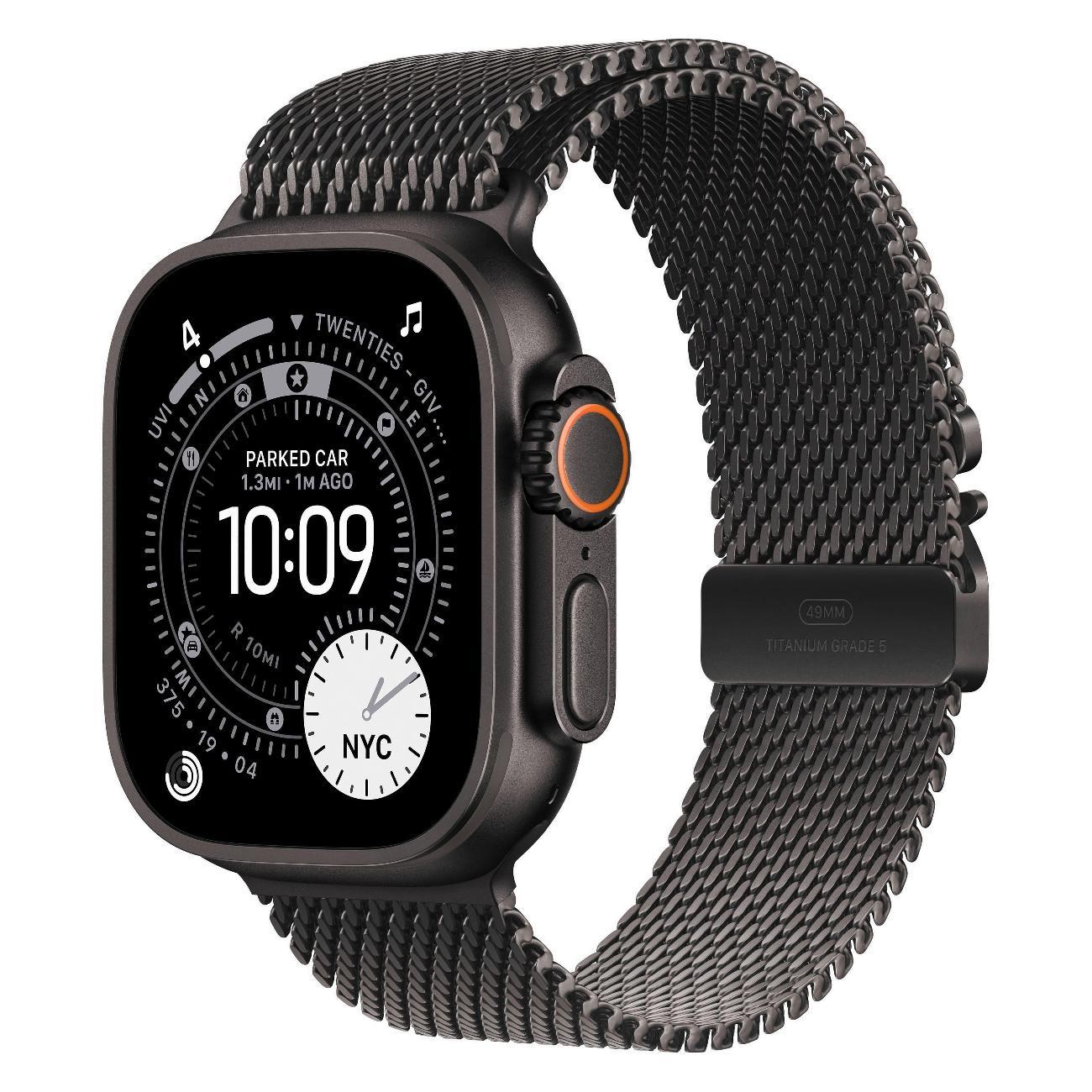 Смарт-часы Apple Watch Ultra 3 Black Titanium Milanese Loop