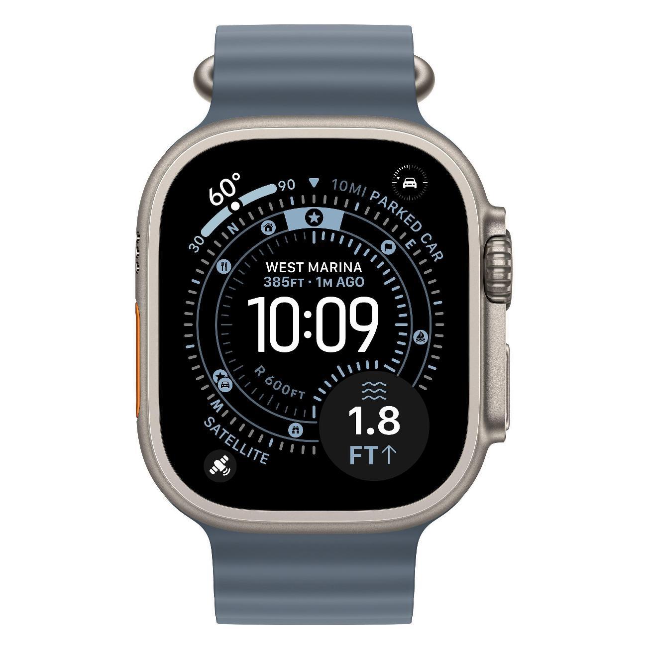 Смарт-часы Apple Watch Ultra 3 (2025) 49mm Natural Ocean Band Anchor Blue