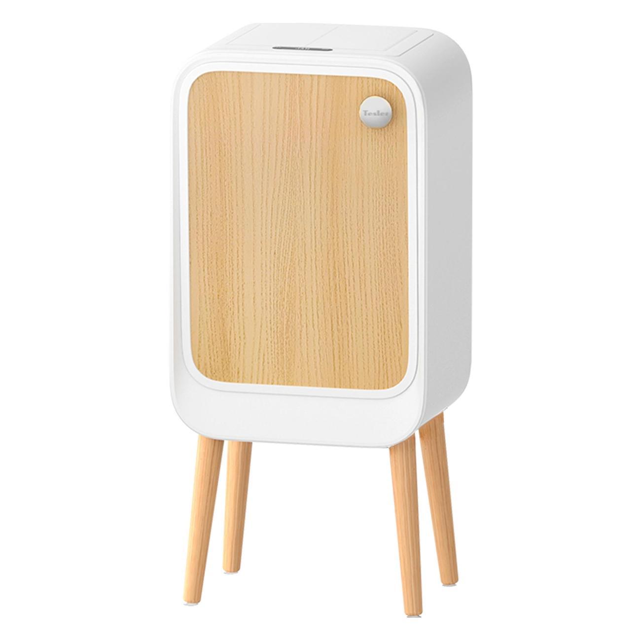 Ведро для мусора Tesler STB-2013 Wood, белый фото