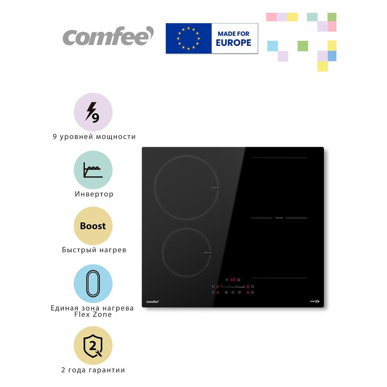 Варочная панель индукционная Comfee CIH611