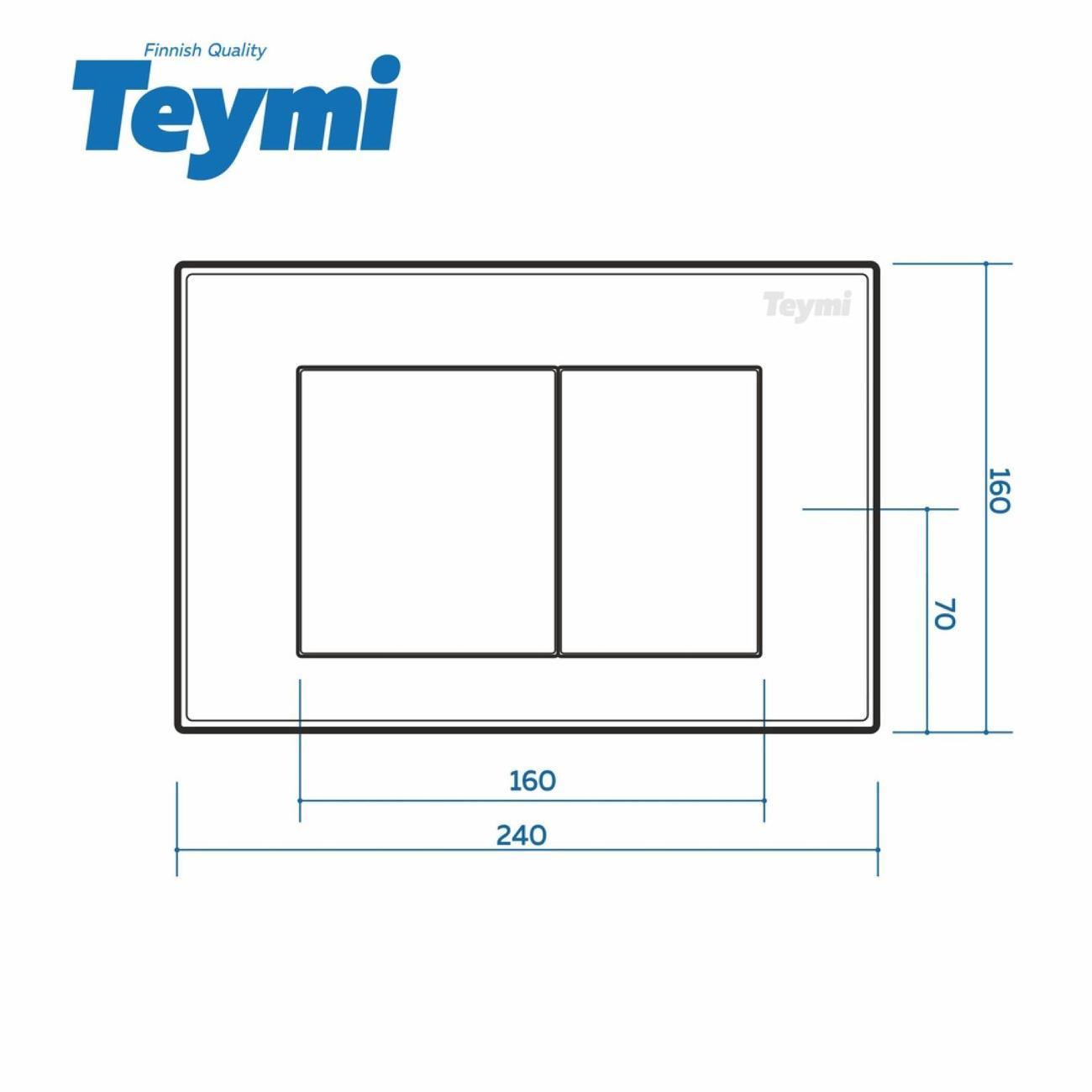 Клавиша для инсталляции Teymi Aina T70007 Golden