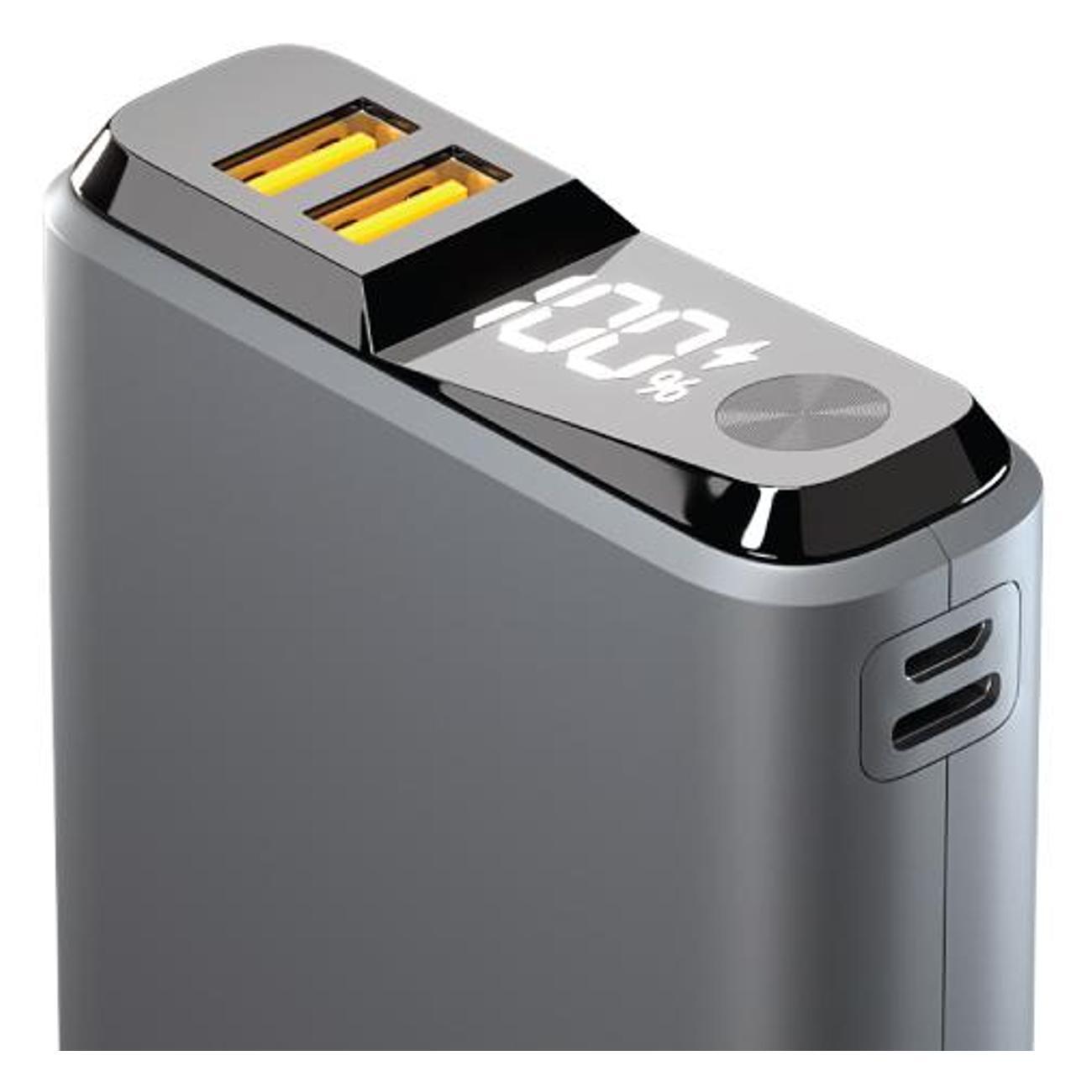 Внешний аккумулятор Olmio QS-20 20000mAh Space Gray