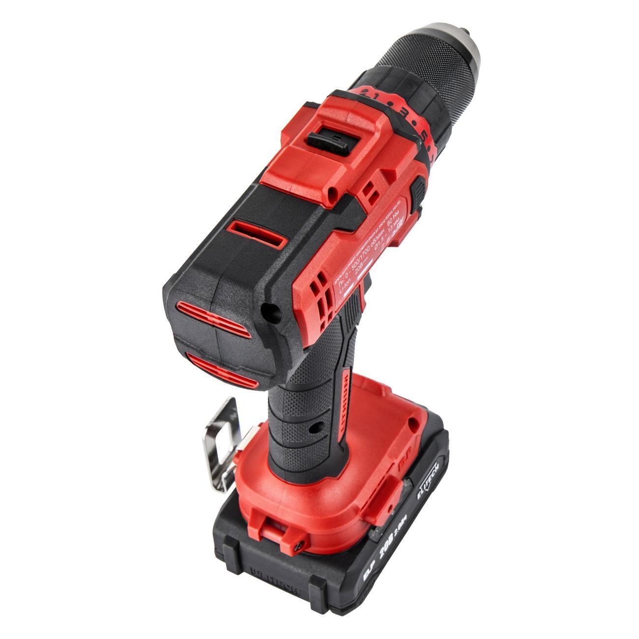 Шуруповерт аккумуляторный Elitech ДА 20СЛ2