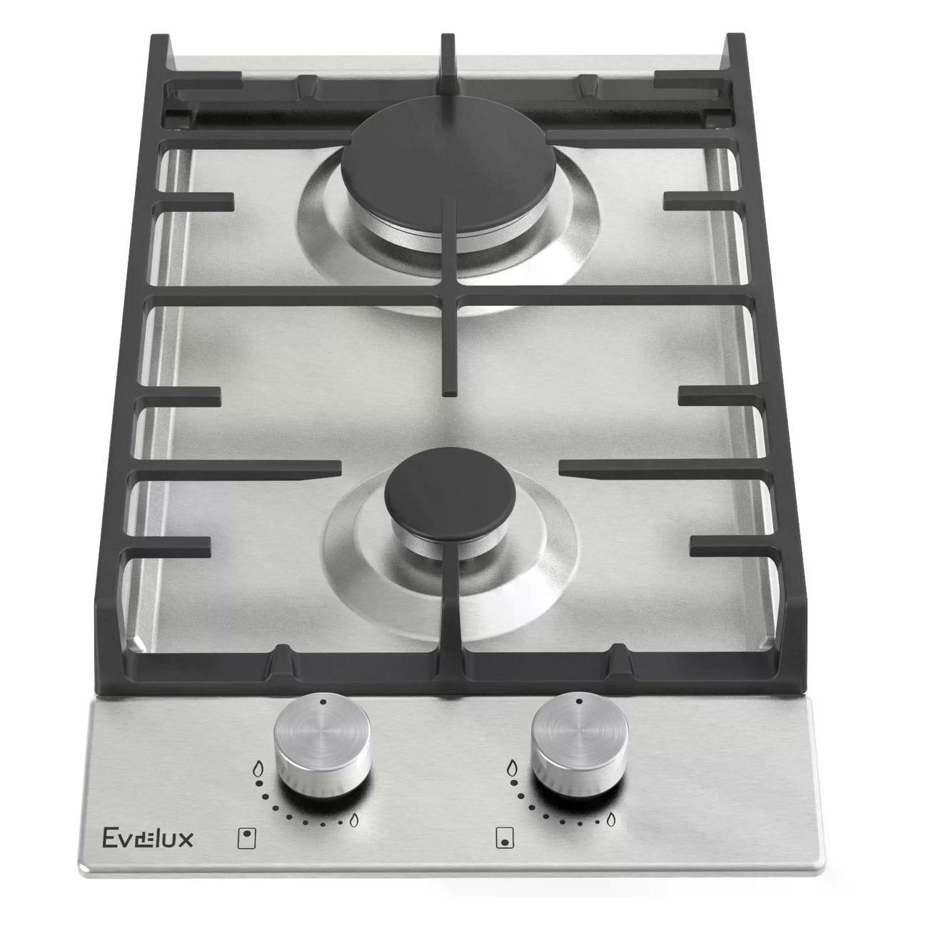 Встраиваемая газовая панель независимая Evelux HEG 300 X