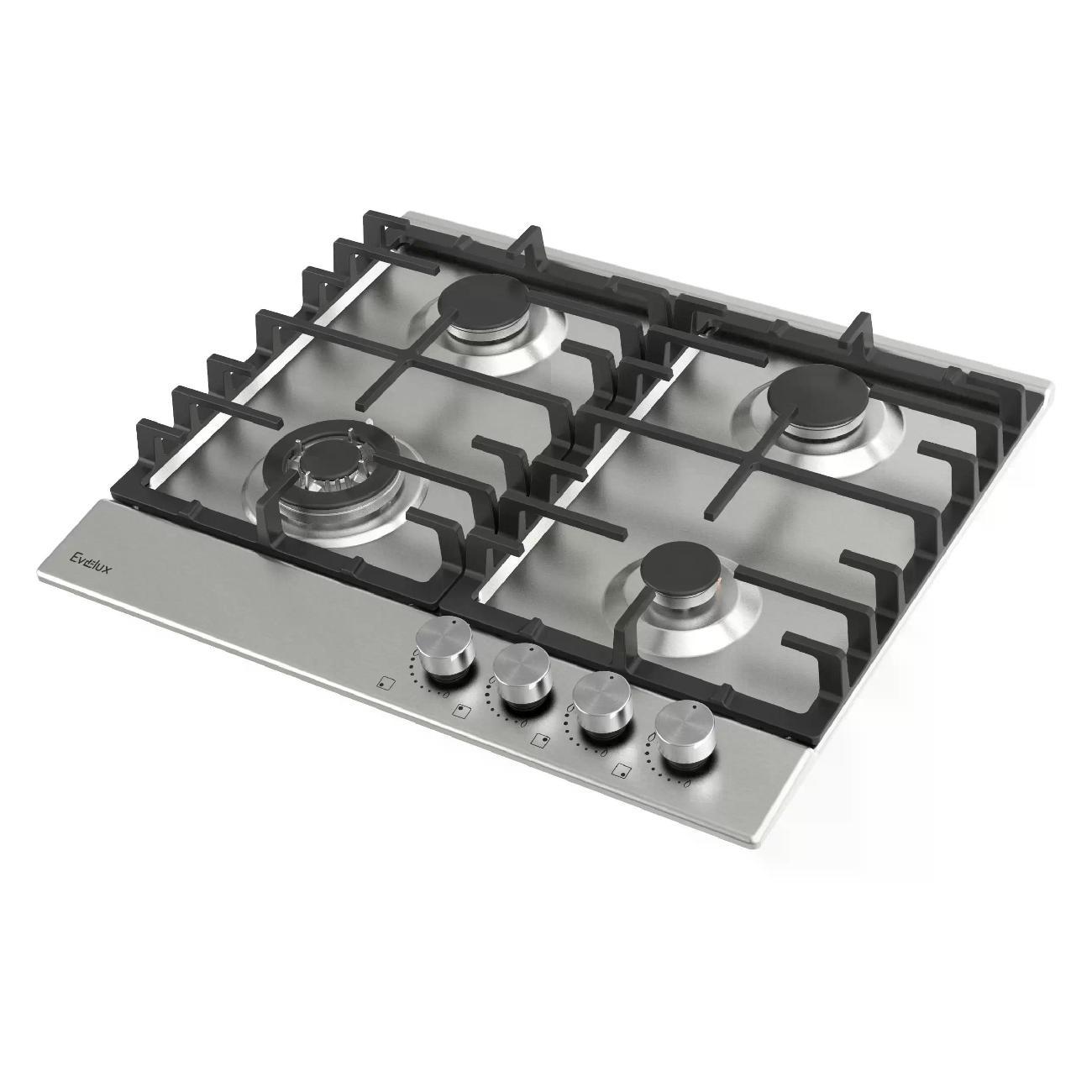 Встраиваемая газовая панель независимая Evelux HEG 650 X