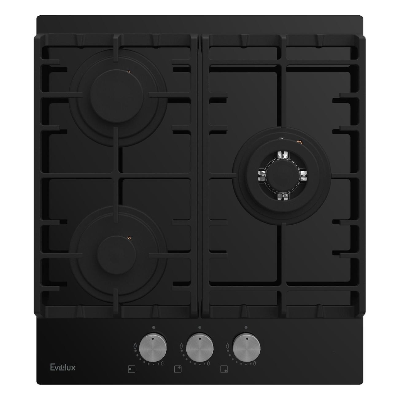 Встраиваемая газовая панель независимая Evelux HEG 450 BG
