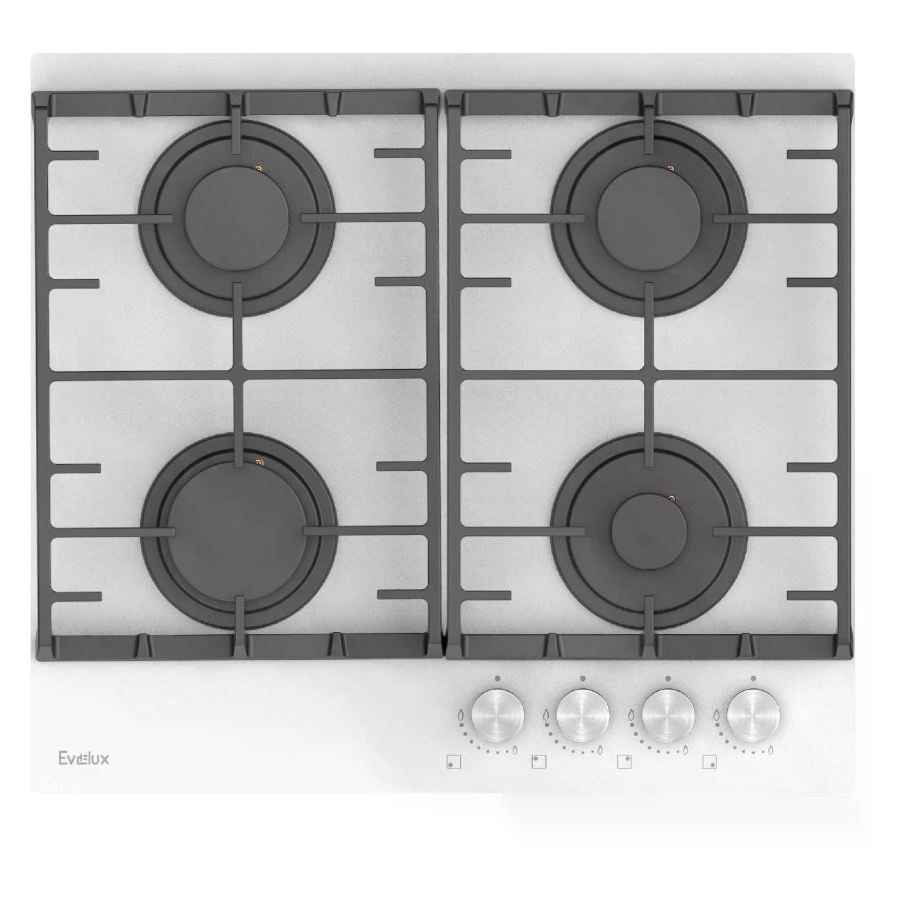 Встраиваемая газовая панель независимая Evelux HEG 600 WG