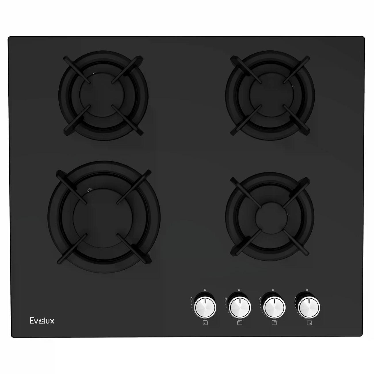 Встраиваемая газовая панель независимая Evelux HEG 605 BG