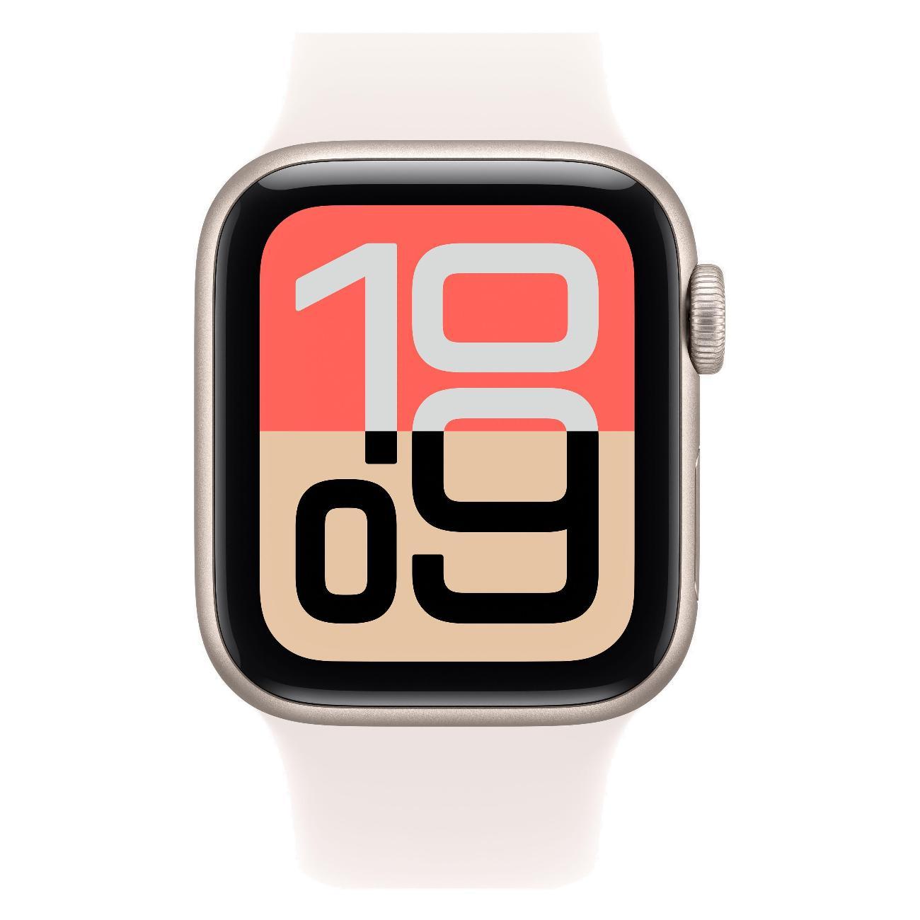 Смарт-часы Apple Watch SE (2025) 40mm Starlight Aluminum Light Blush Sport Band