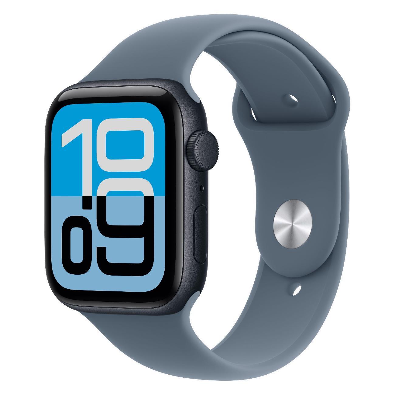Смарт-часы Apple Watch SE (2025) 44mm Midnight Aluminum Anchor Blue Sport Band