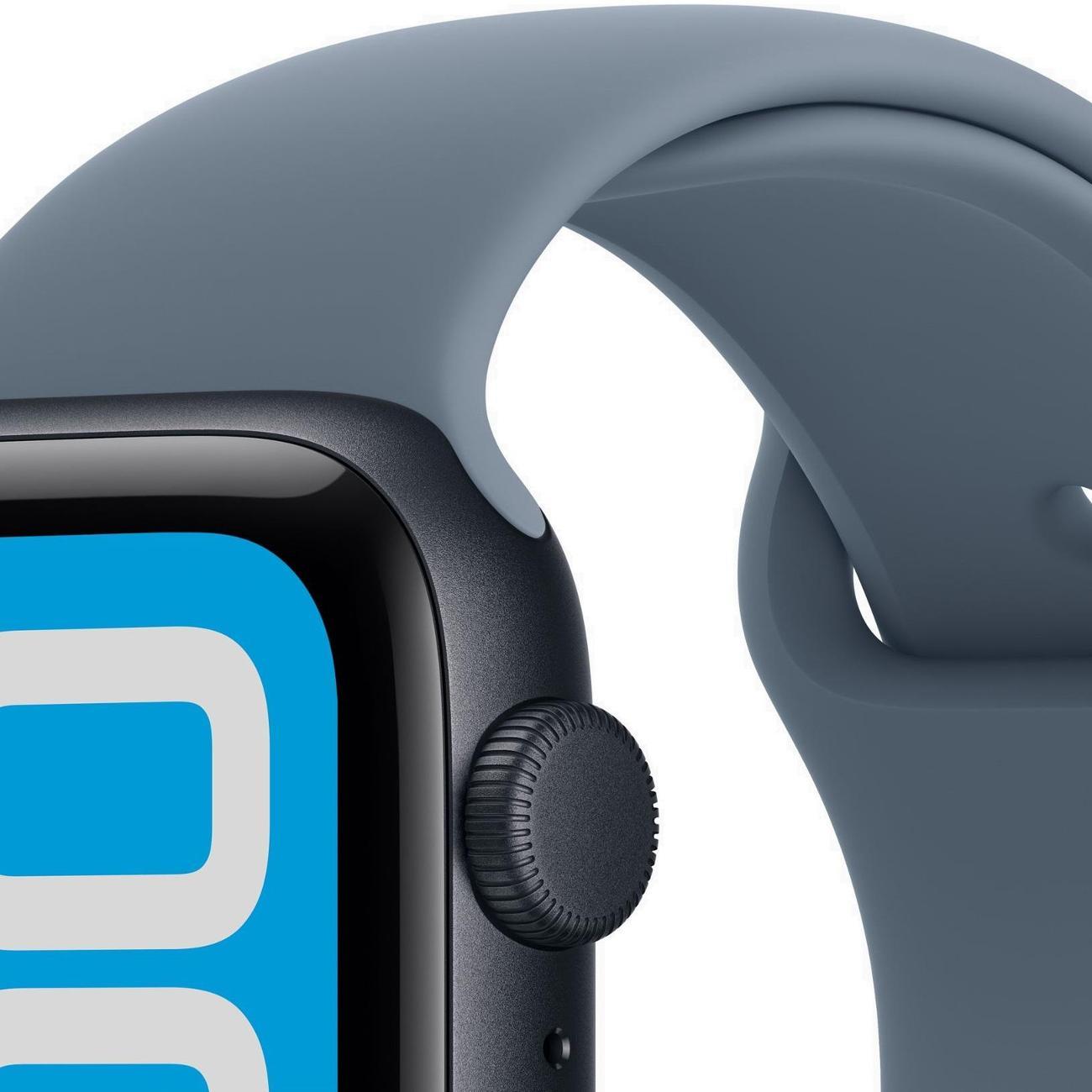 Смарт-часы Apple Watch SE (2025) 44mm Midnight Aluminum Anchor Blue Sport Band
