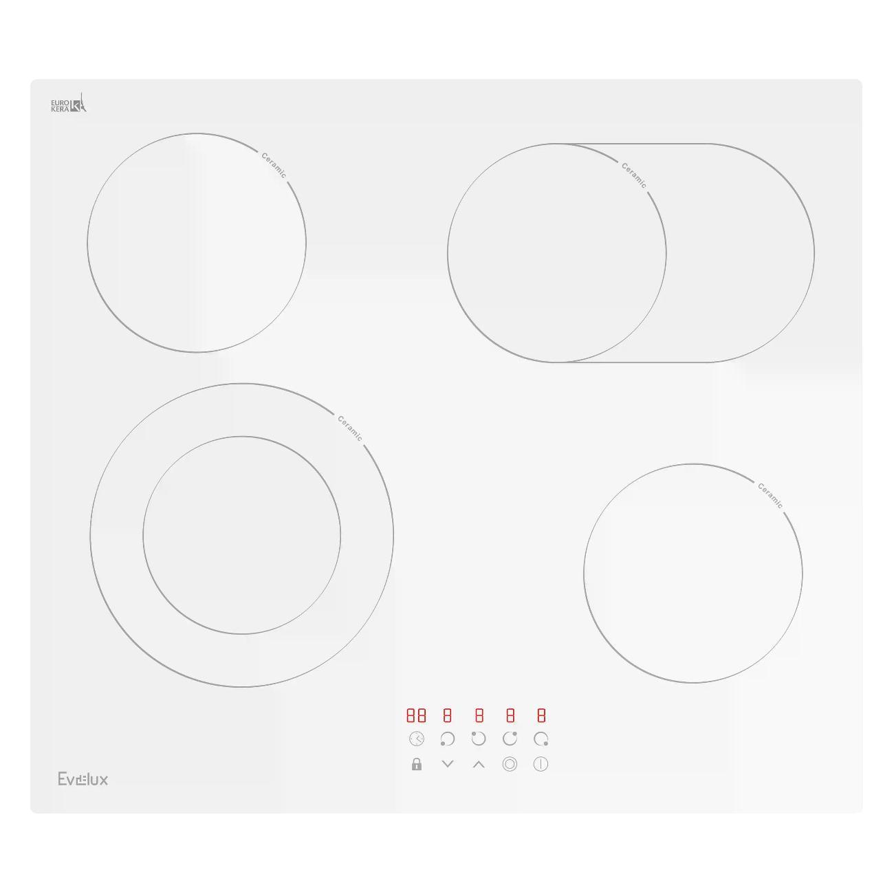 Встраиваемая электрическая плита Evelux HEV 642 W