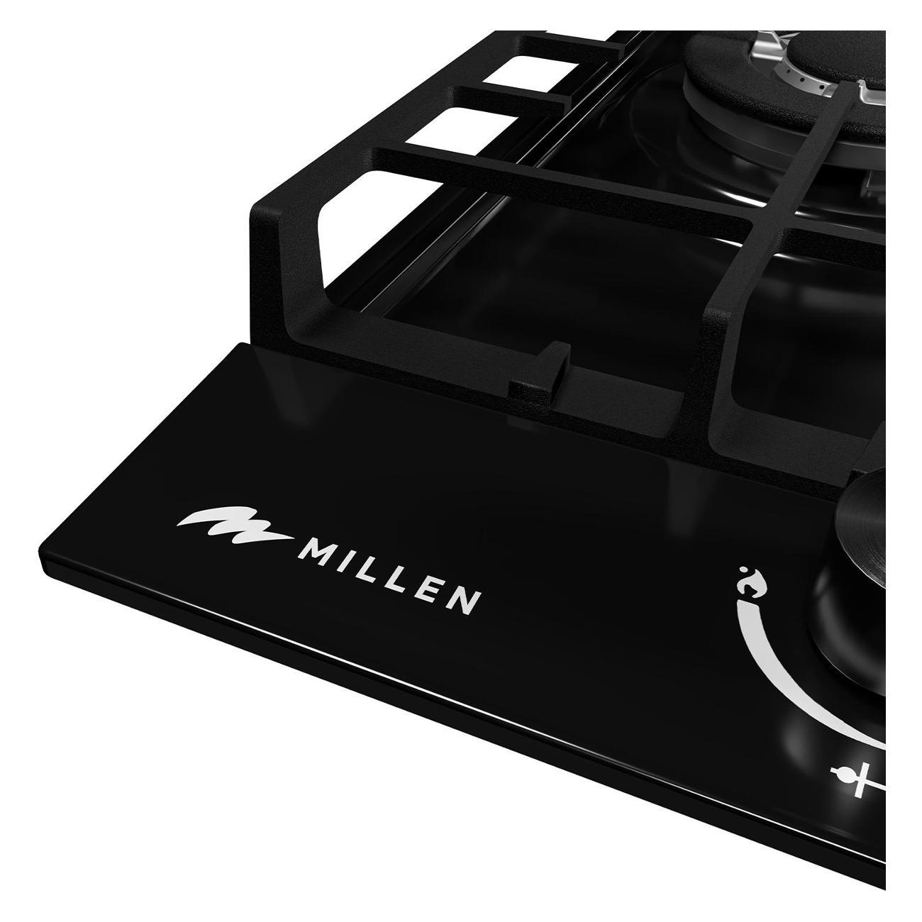 Встраиваемая газовая панель независимая Millen MGH 451 BL